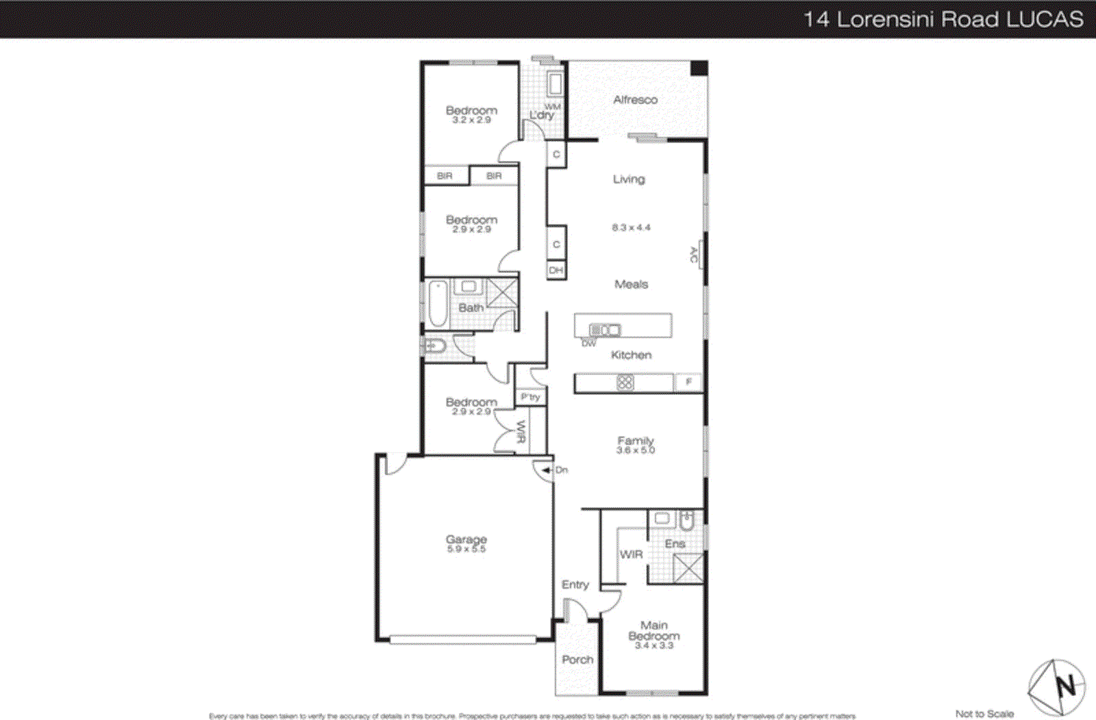 14 Lorensini Road, Lucas VIC 3350 - Floorplan