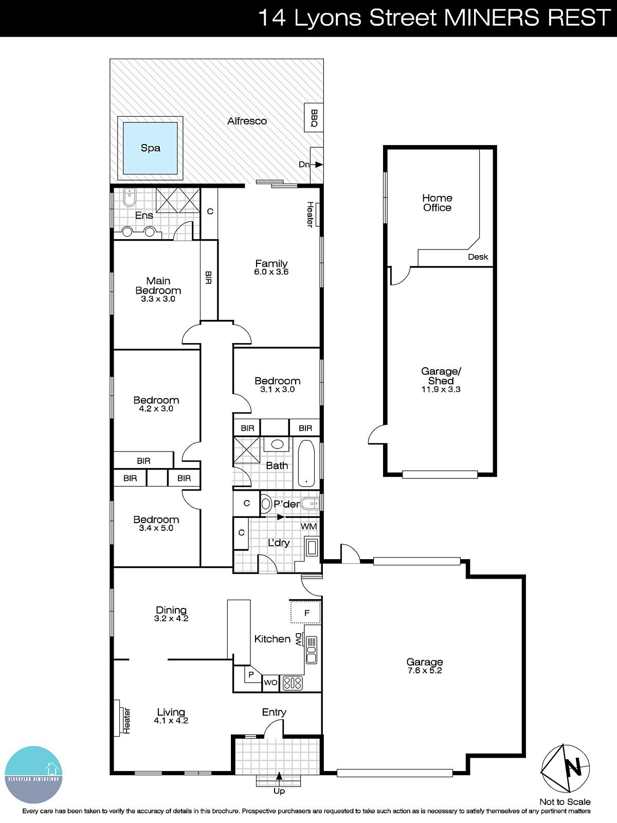 14 Lyons Street, Miners Rest VIC 3352 - Floorplan