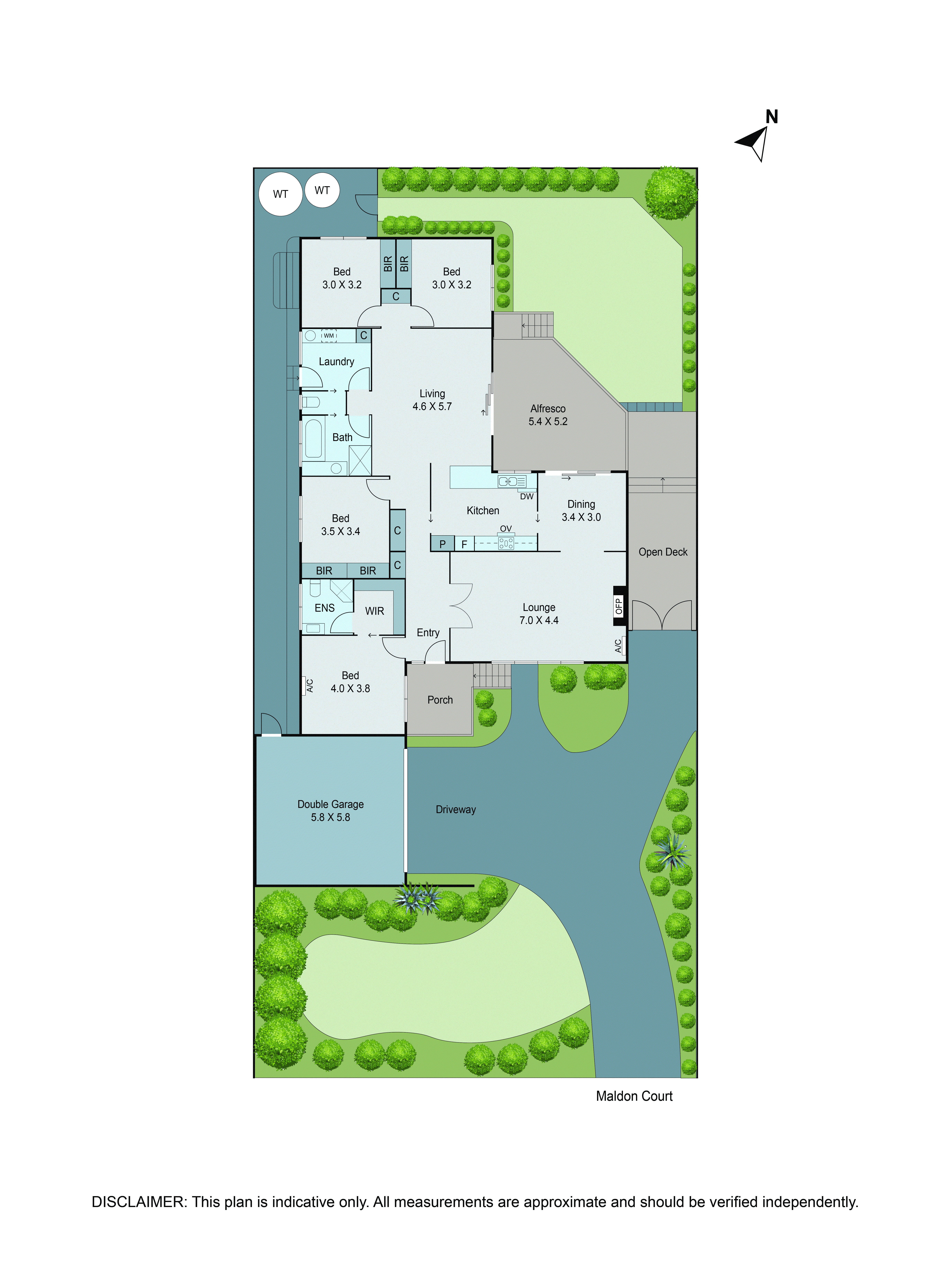 14 Maldon Court, Wheelers Hill VIC 3150 - Floorplan