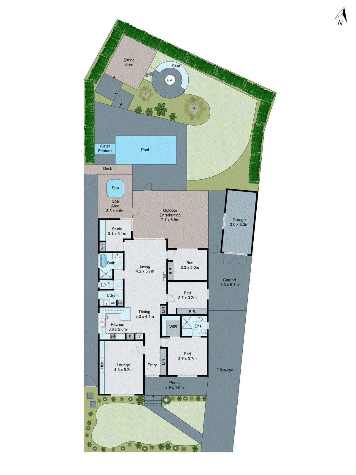 14 Malvern Grove, Manifold Heights VIC 3218 - Floorplan