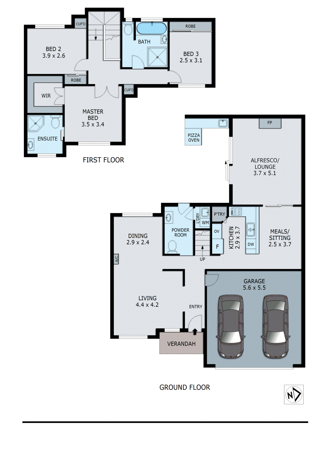 14 Marinique Drive, Aspendale Gardens VIC 3195 - Floorplan