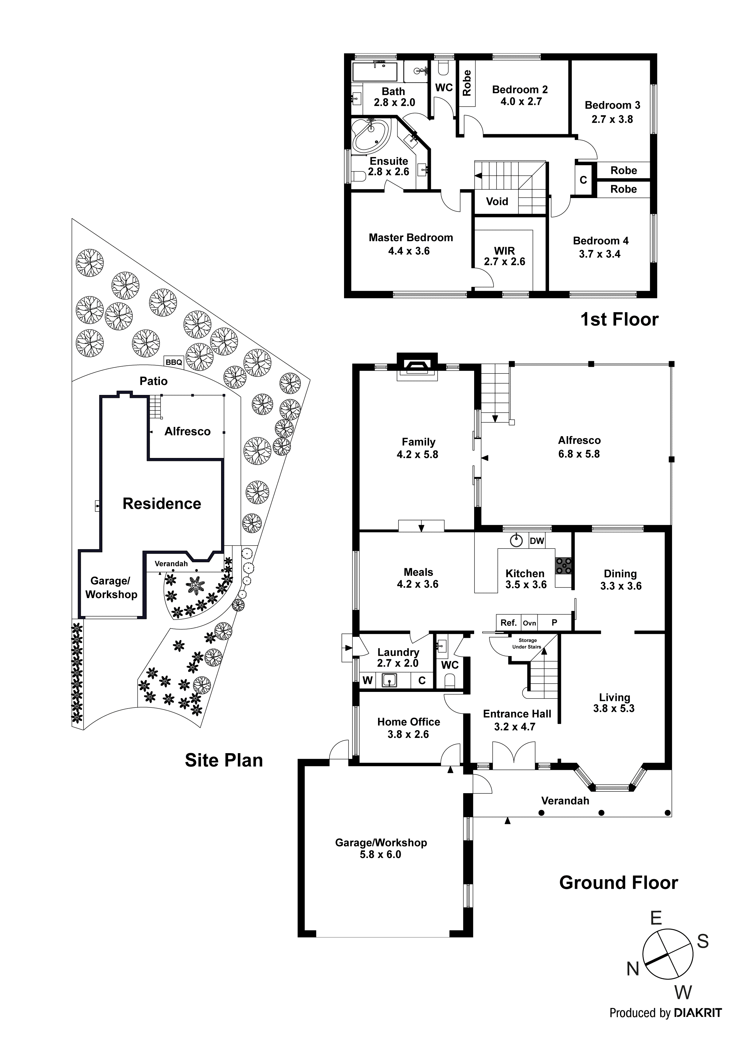 14 Mill Court, Wheelers Hill VIC 3150 - Floorplan