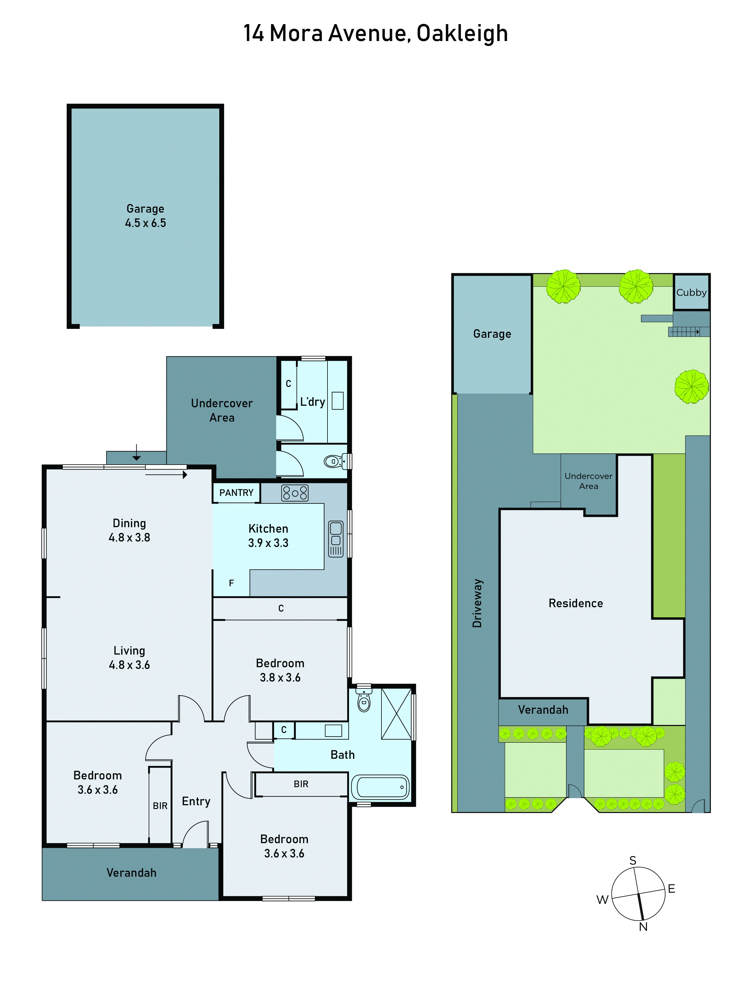 14 Mora Avenue, Oakleigh VIC 3166 - Floorplan