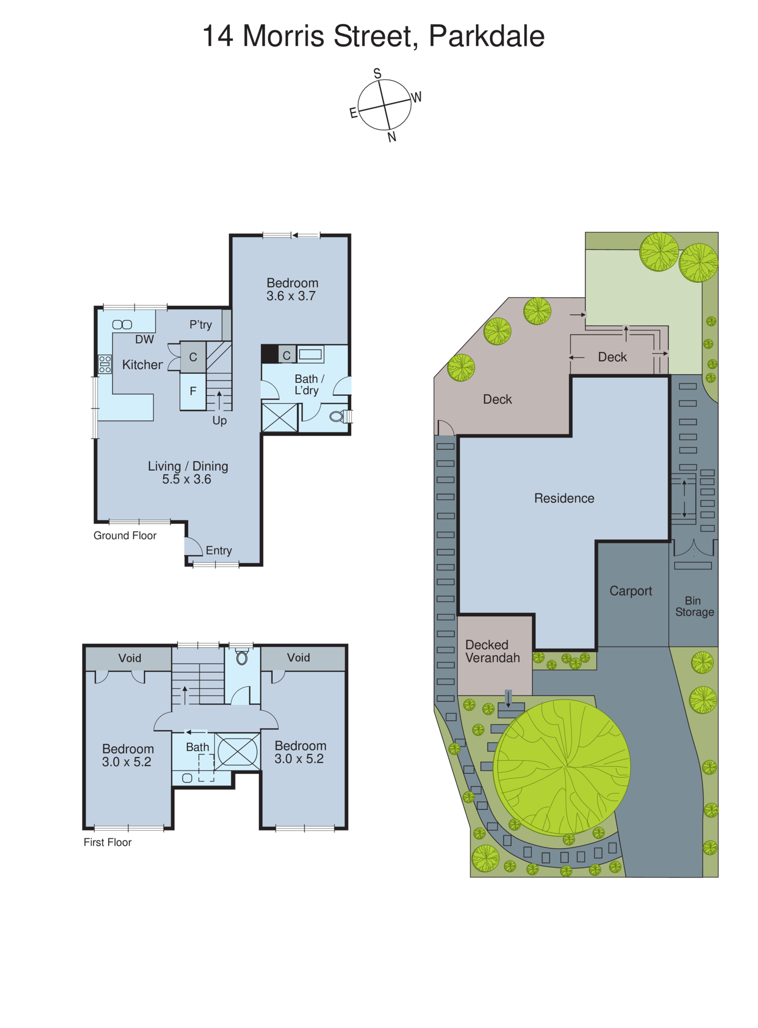 14 Morris Street, Parkdale VIC 3195 - Floorplan