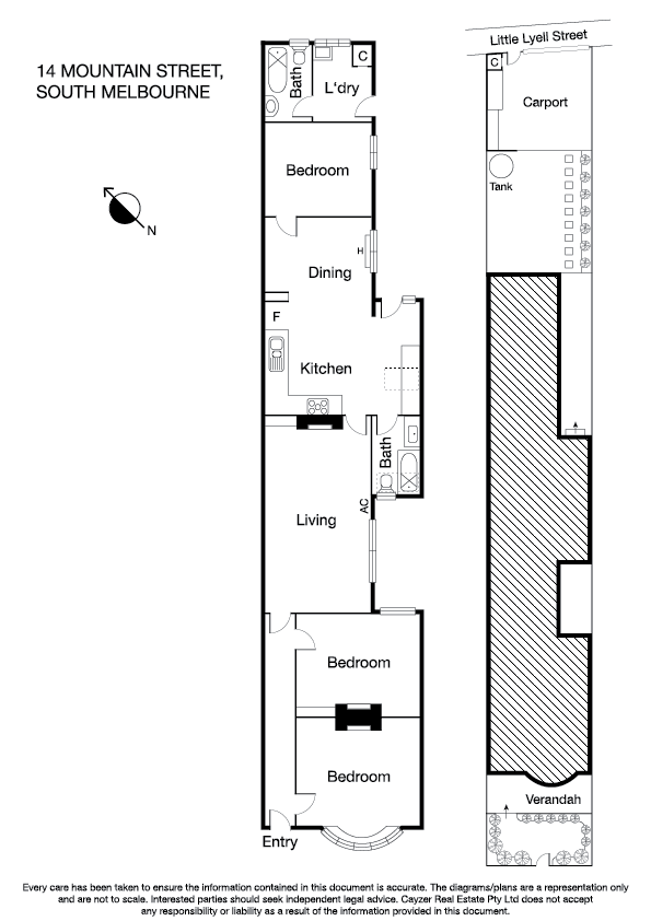 14 Mountain Street, SOUTH MELBOURNE VIC 3205 - Floorplan
