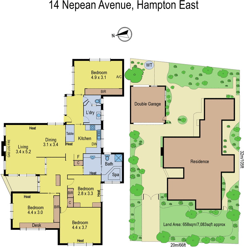14 Nepean Avenue, Hampton East VIC 3188 - Floorplan