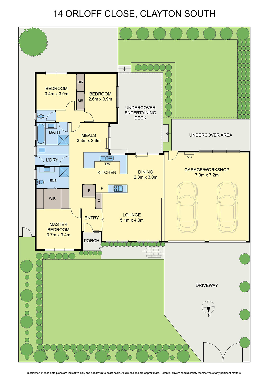 14 Orloff Close, Clayton South VIC 3169 - Floorplan