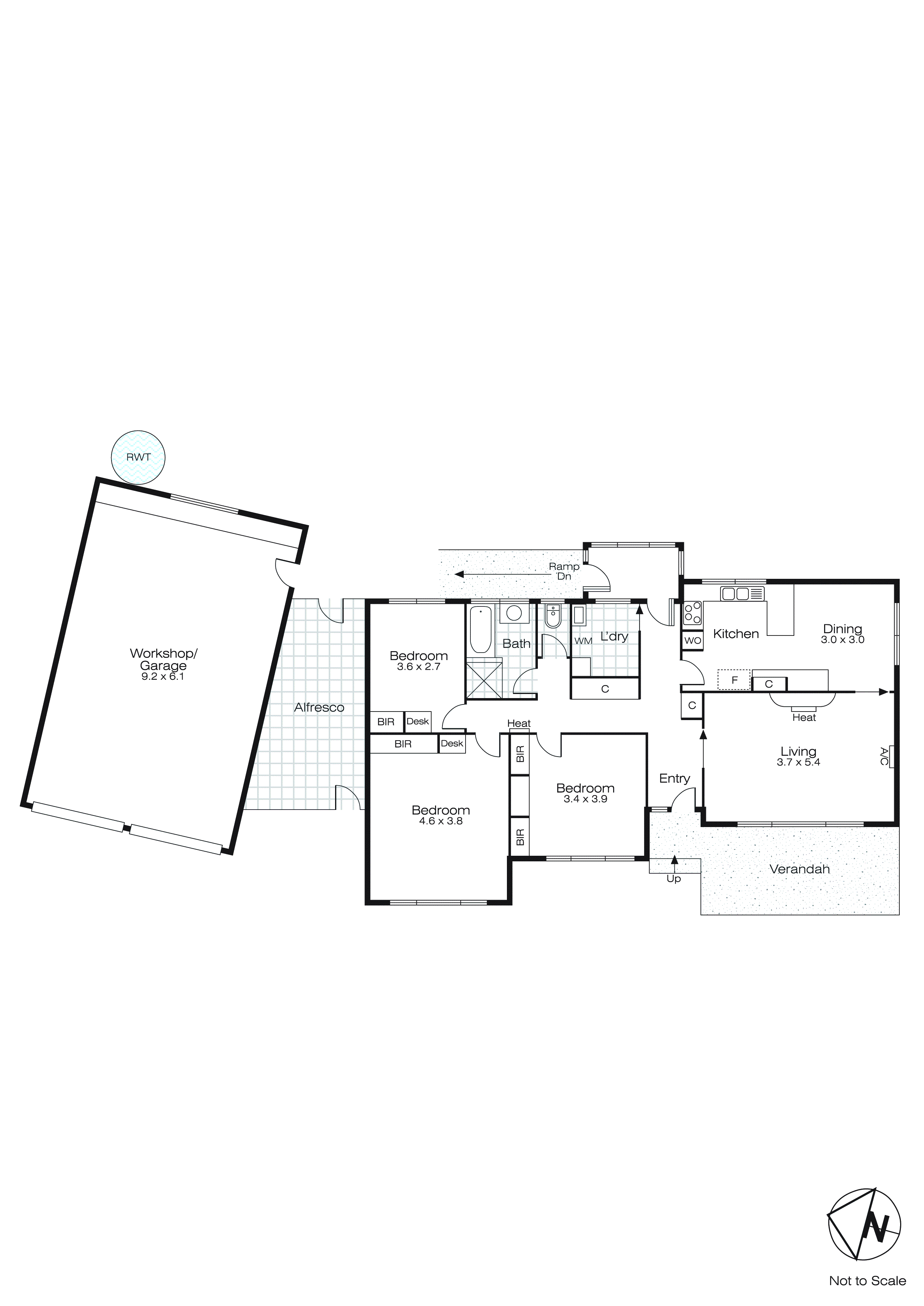 14 Pauls Crescent, Wendouree VIC 3355 - Floorplan
