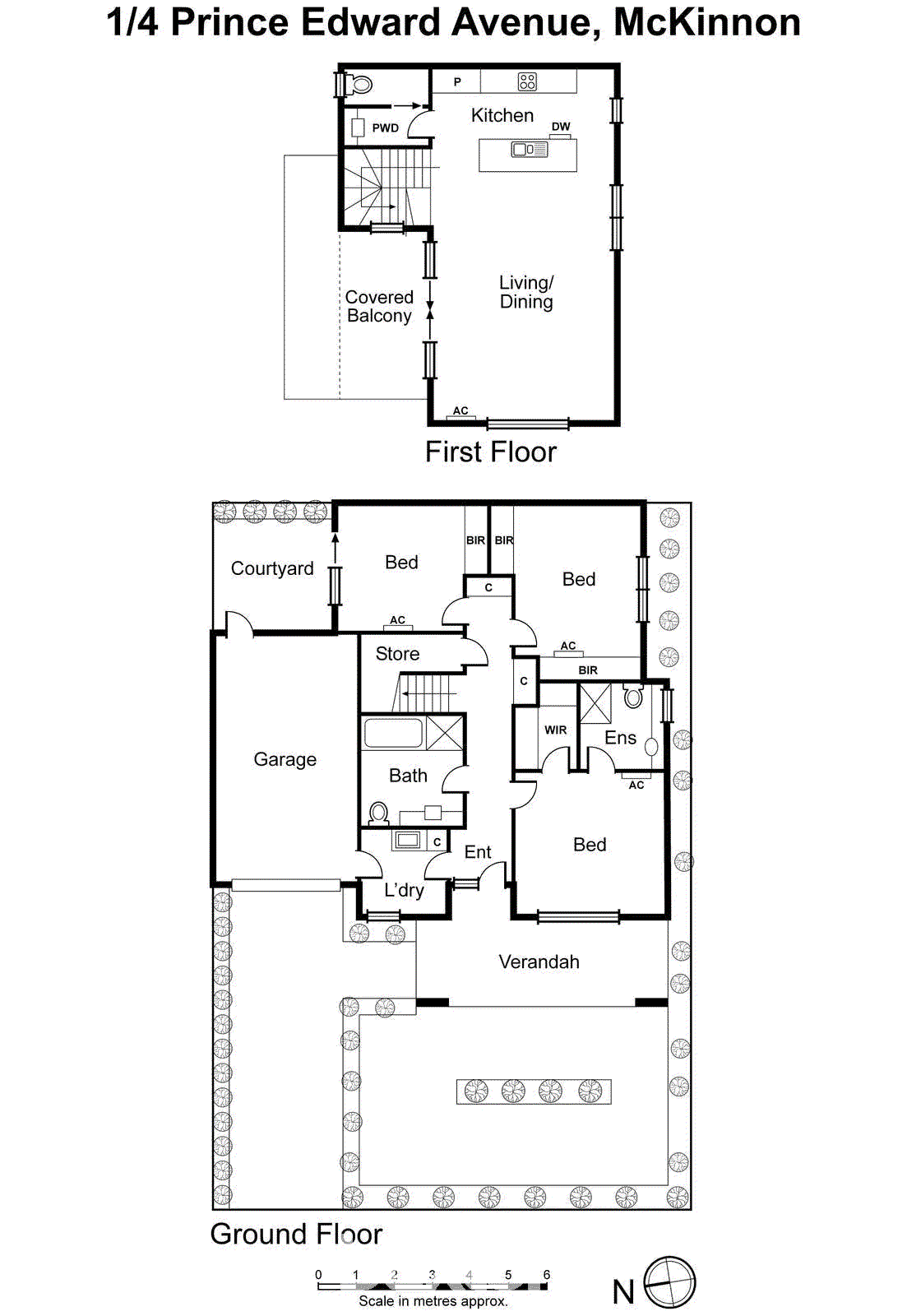 1/4 Prince Edward Avenue, Mckinnon VIC 3204 - Floorplan