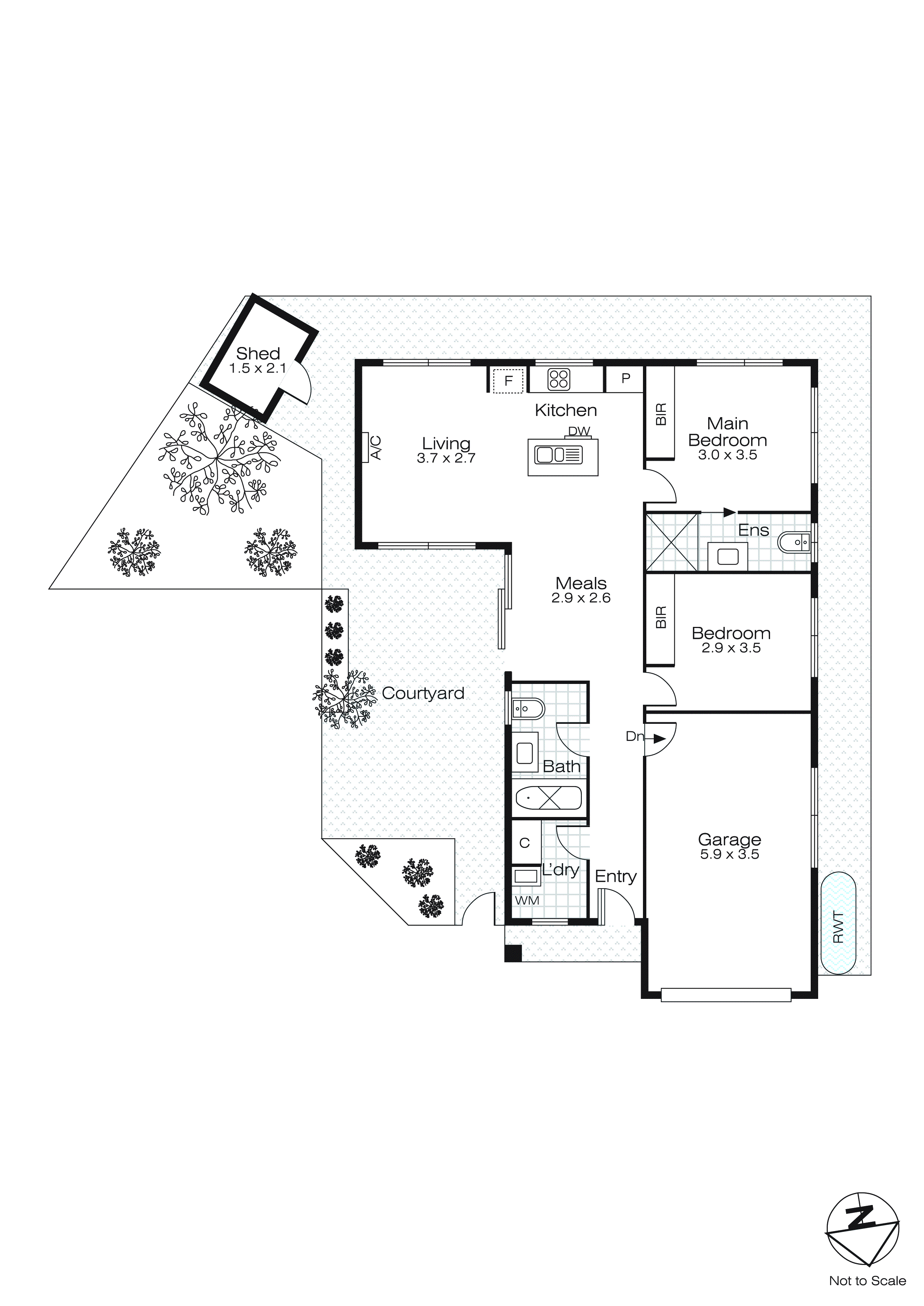 14 Ron Court, Canadian VIC 3350 - Floorplan