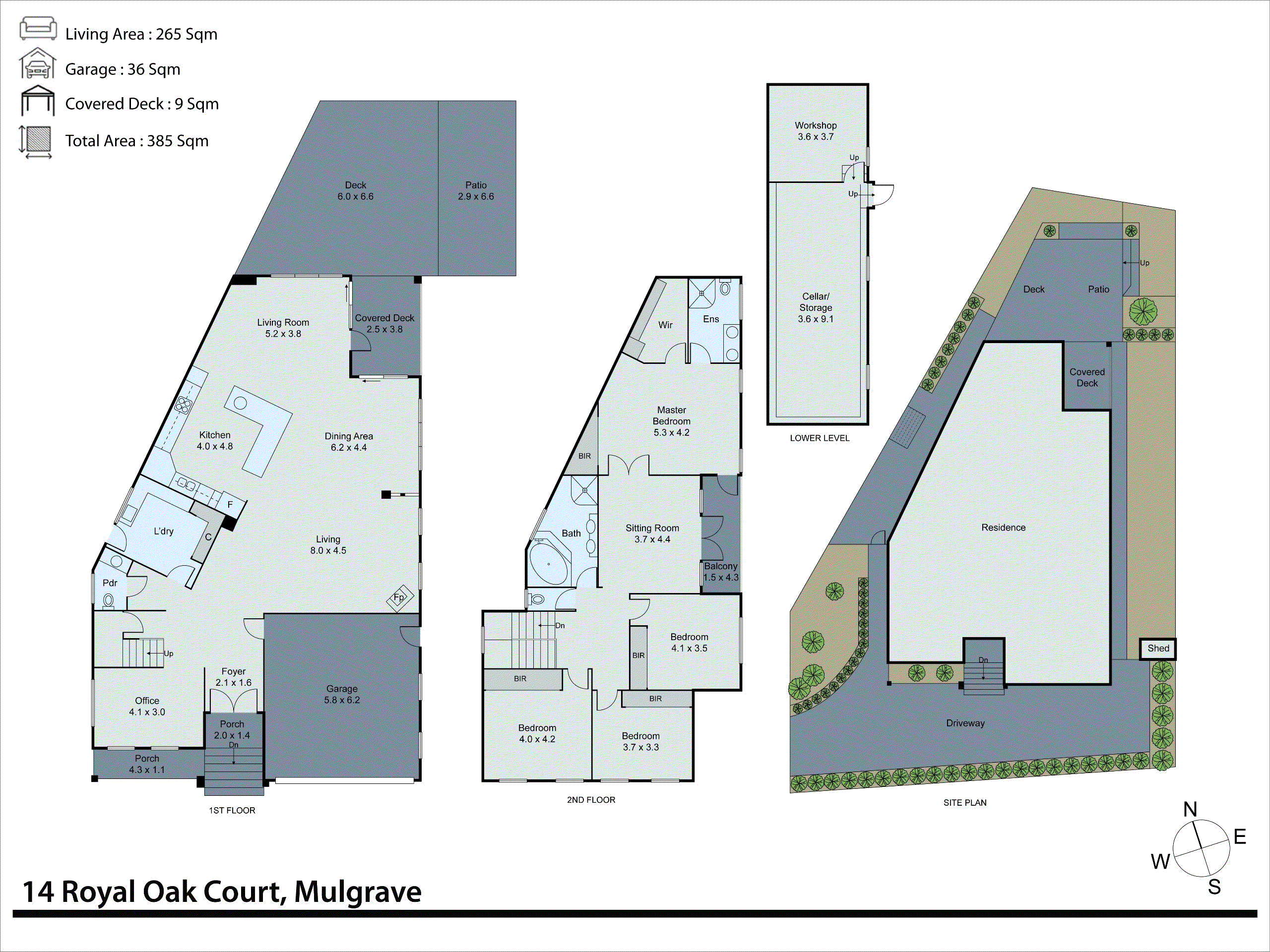14 Royal Oak Court, Mulgrave VIC 3170 - Floorplan
