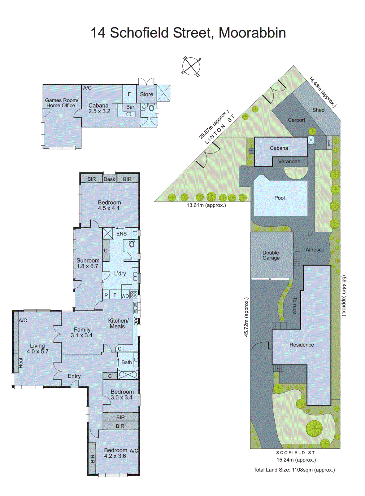 14 Schofield Street, Moorabbin VIC 3189 - Floorplan