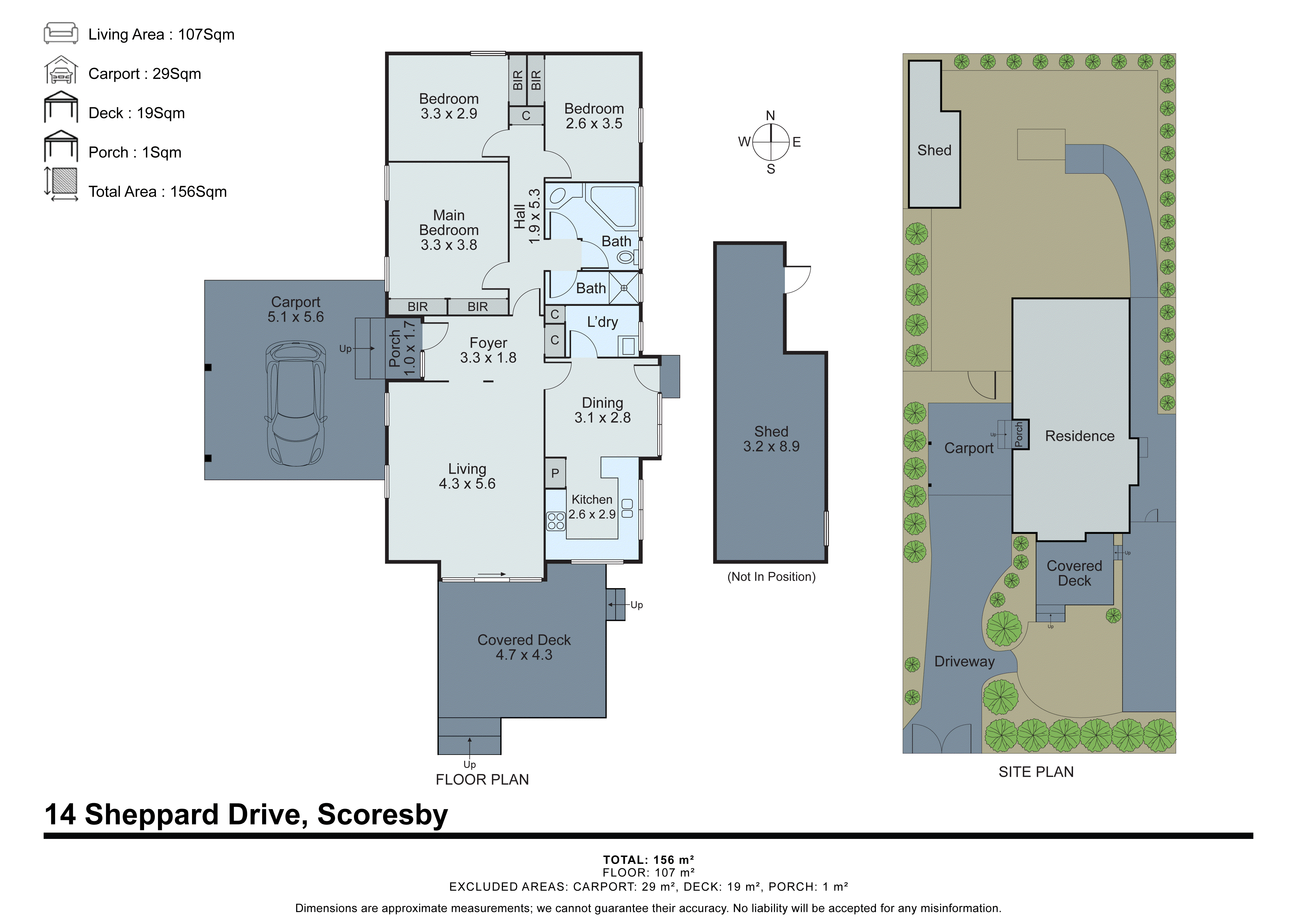 14 Sheppard Drive, Scoresby VIC 3179 - Floorplan