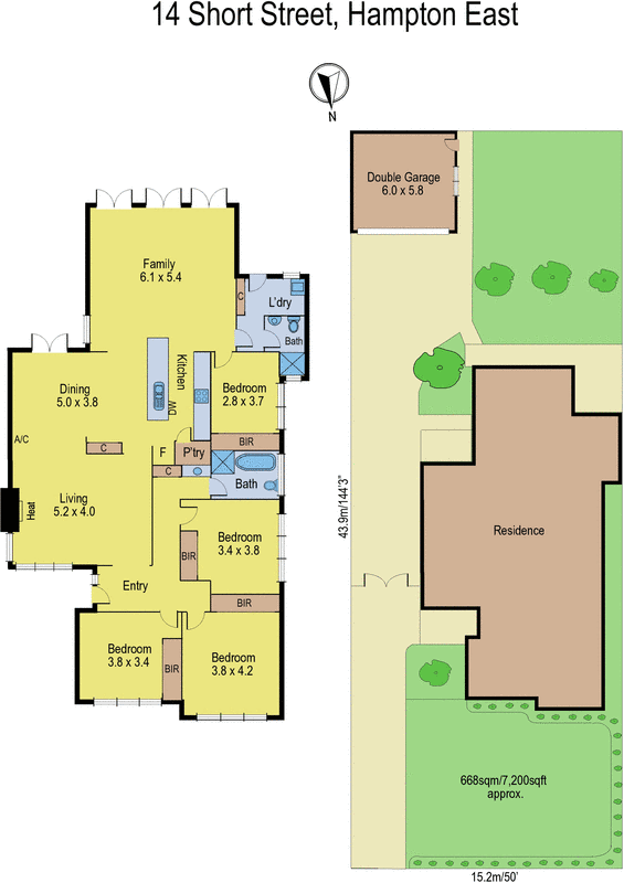 14 Short Street, Hampton East VIC 3188 - Floorplan