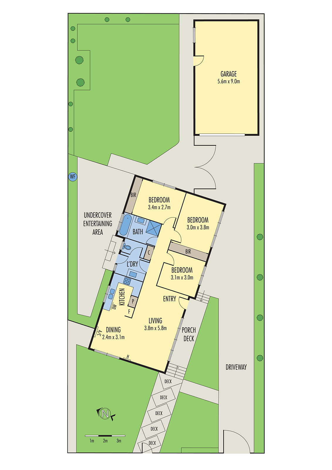 14 Springhurst Crescent, Grovedale VIC 3216 - Floorplan