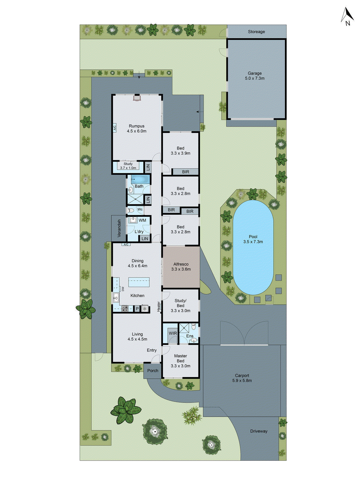 14 Tamala Avenue, Marshall VIC 3216 - Floorplan