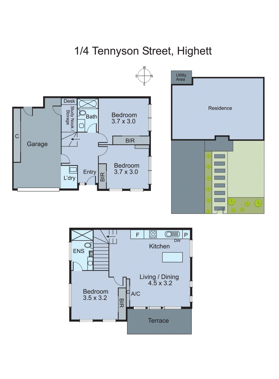 1/4 Tennyson Street, Highett VIC 3190 - Floorplan