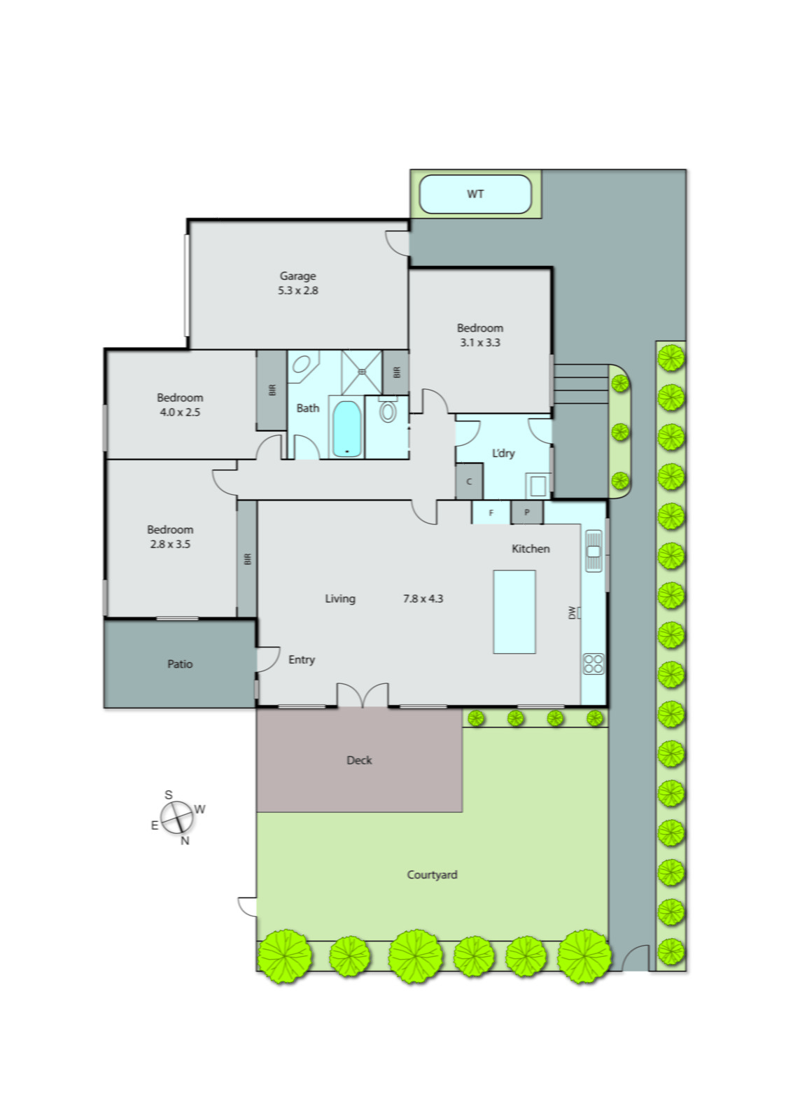 1/4 The Corso, Parkdale VIC 3195 - Floorplan