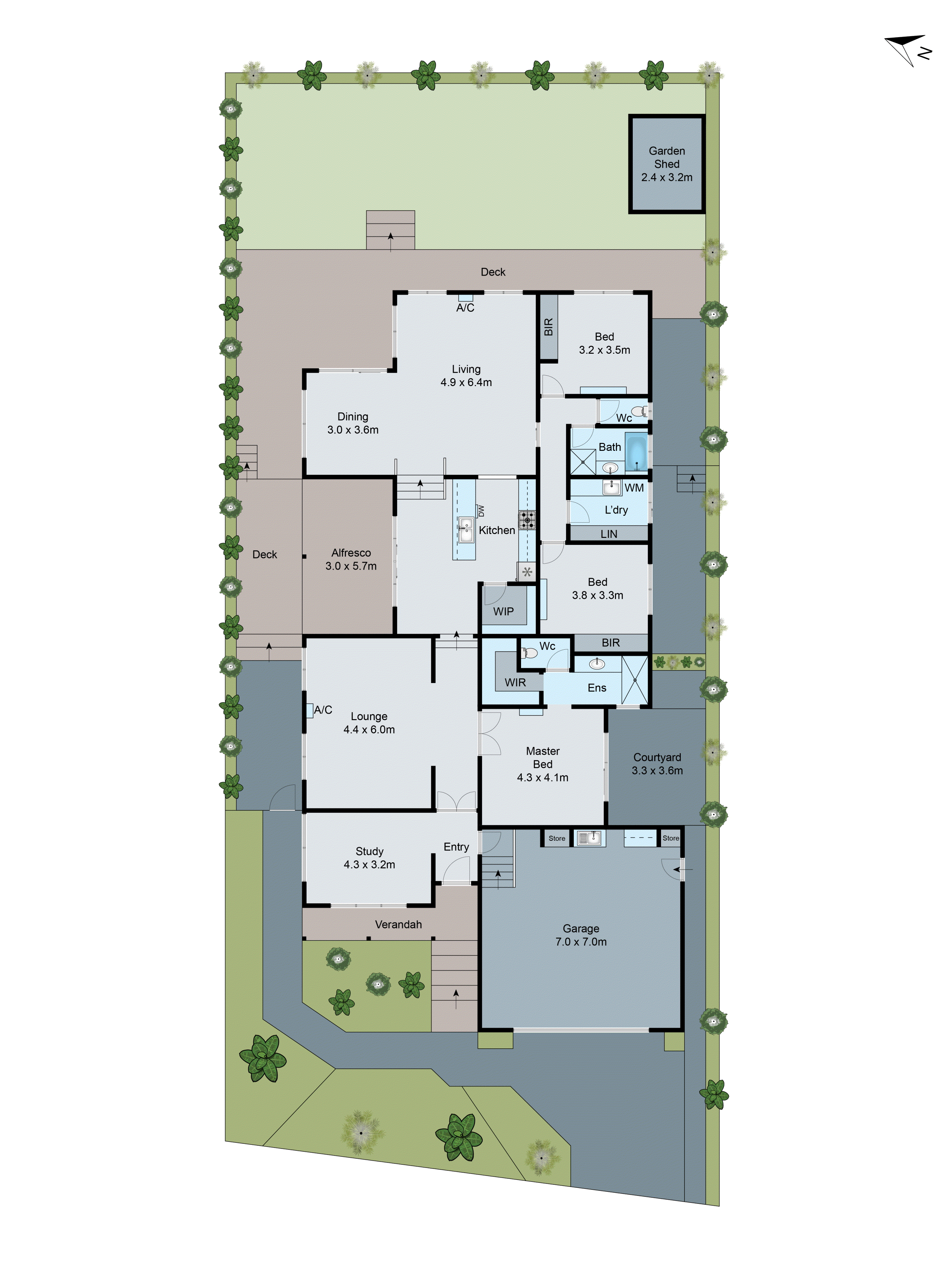 14 Valencay Avenue, Highton VIC 3216 - Floorplan