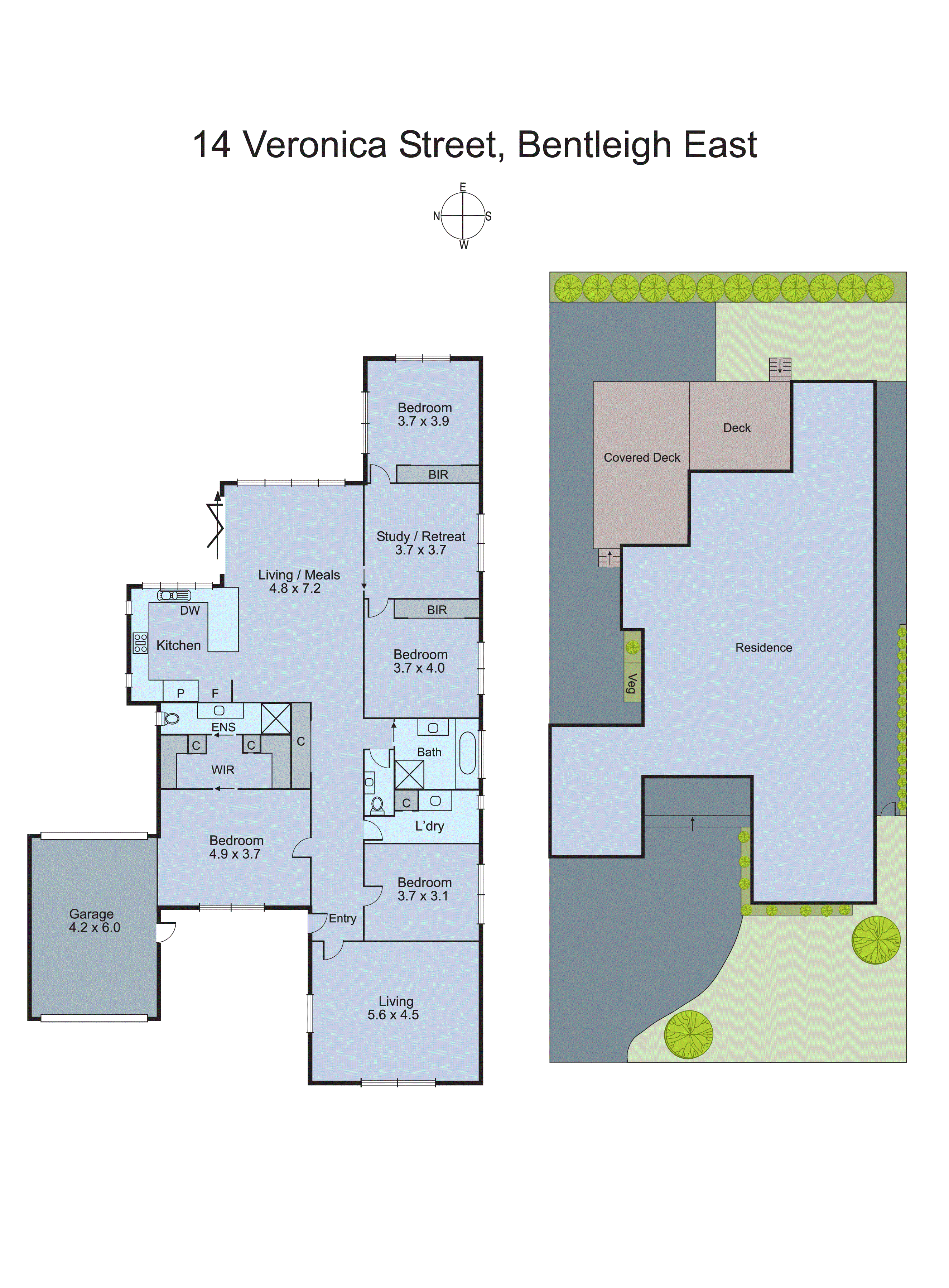 14 Veronica Street, Bentleigh East VIC 3165 - Floorplan