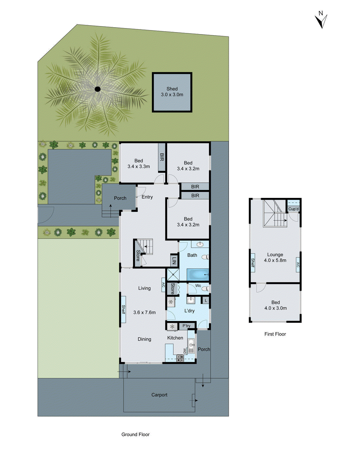 14 Weeroona Avenue, Hamlyn Heights VIC 3215 - Floorplan