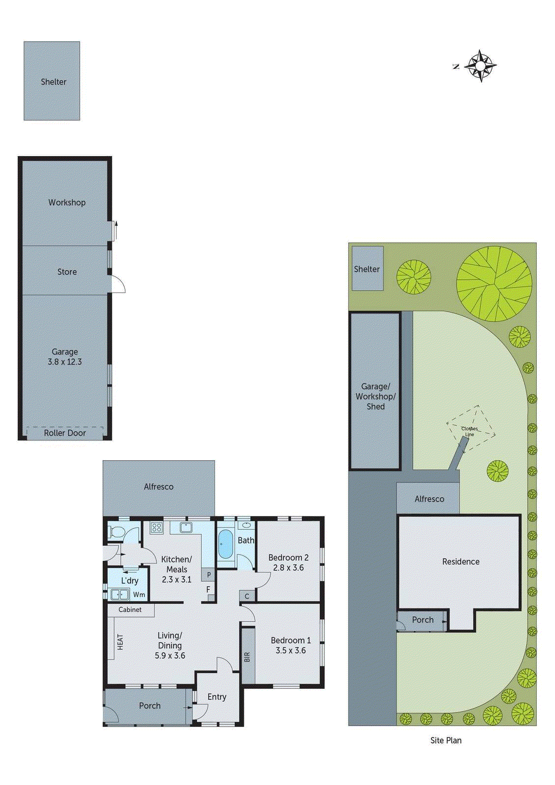 14 Wisteria Grove, Norlane VIC 3214 - Floorplan