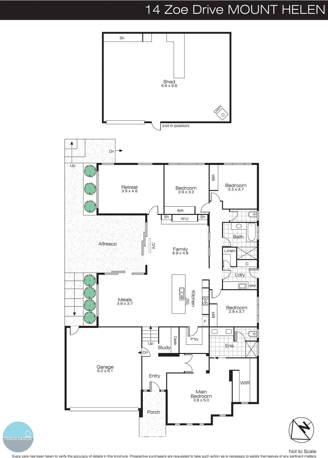 14 Zoe Drive, Mount Helen VIC 3350 - Floorplan