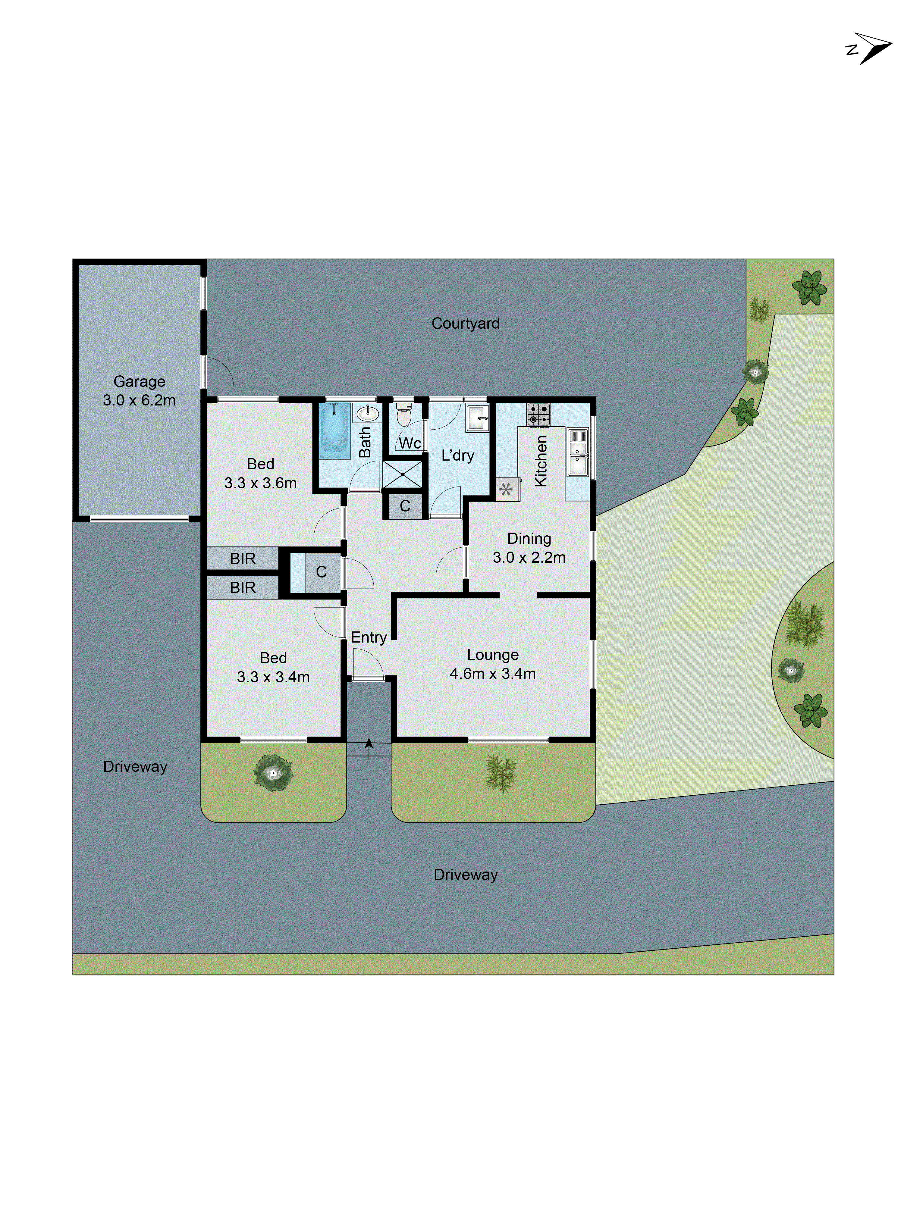 1/40 Bruce Street, Dandenong VIC 3175 - Floorplan