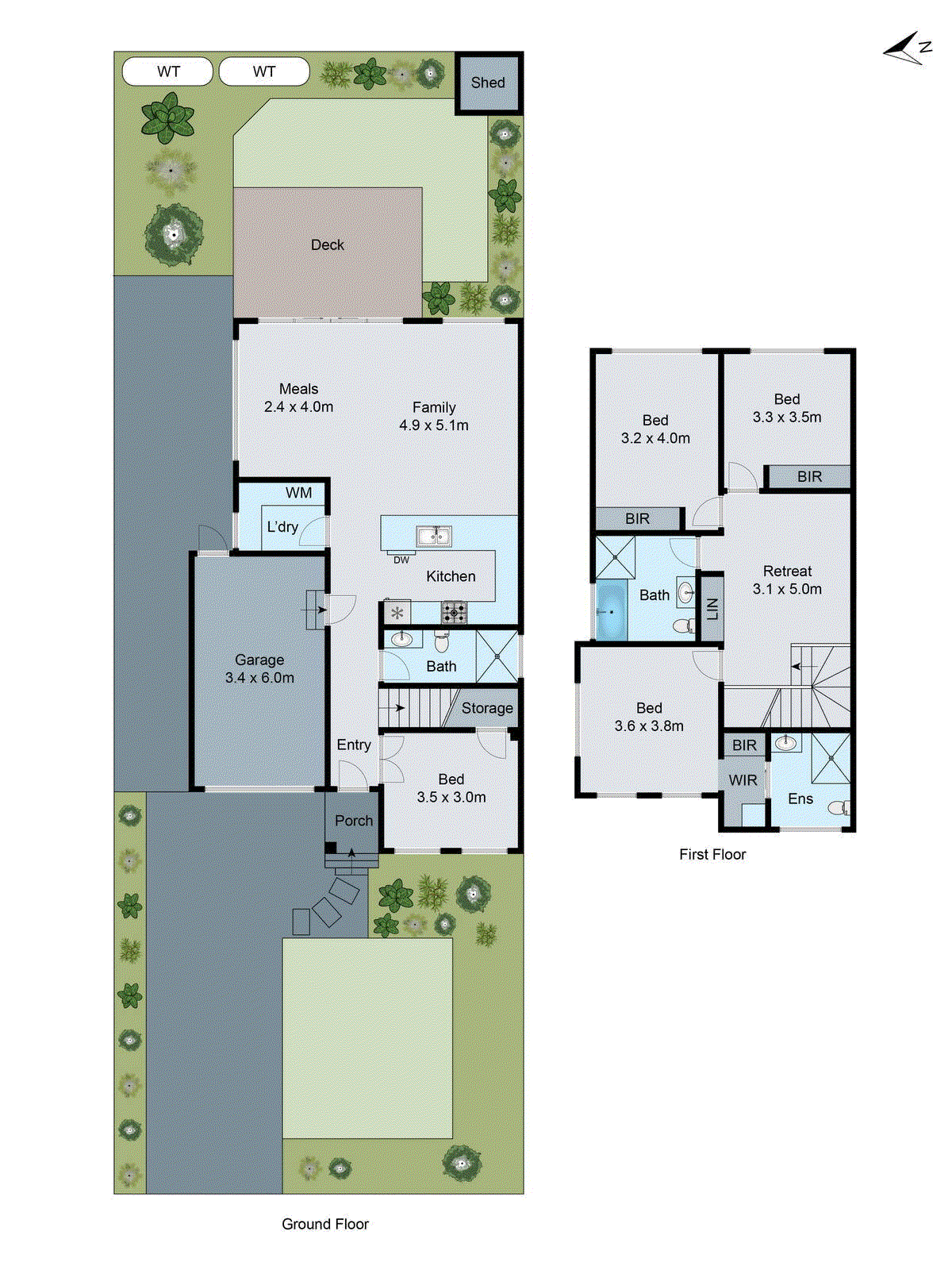 1/40 Crawford Road, Clarinda VIC 3169 - Floorplan