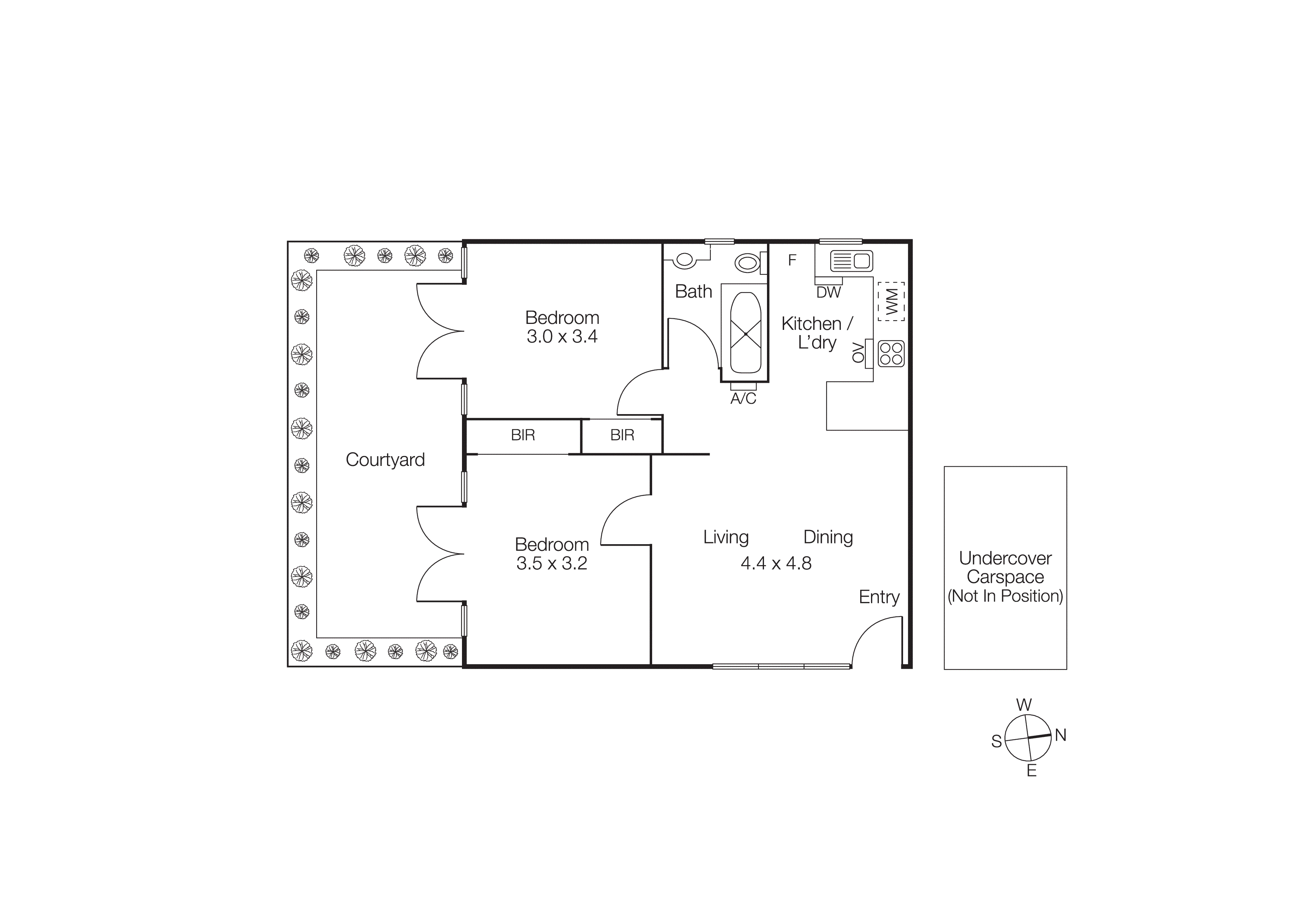 1/40 Gourlay Street, Balaclava VIC 3183 - Floorplan