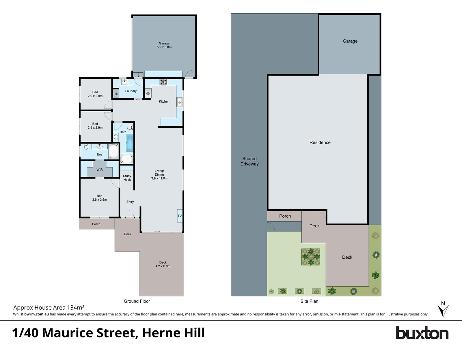 1/40 Maurice Street, Herne Hill VIC 3218 - Floorplan