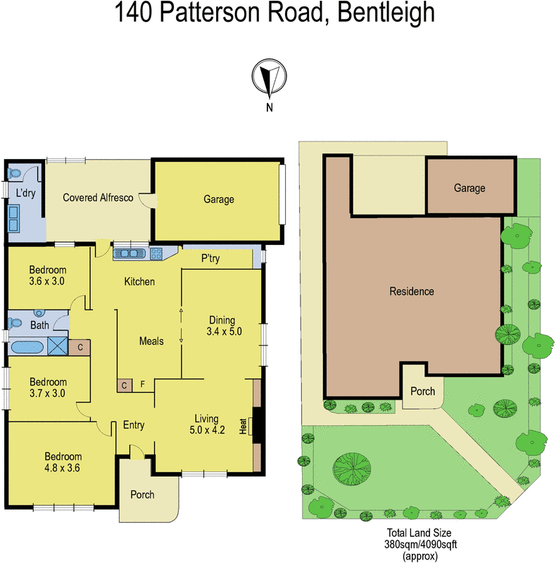 140 Patterson Road, Bentleigh VIC 3204 - Floorplan