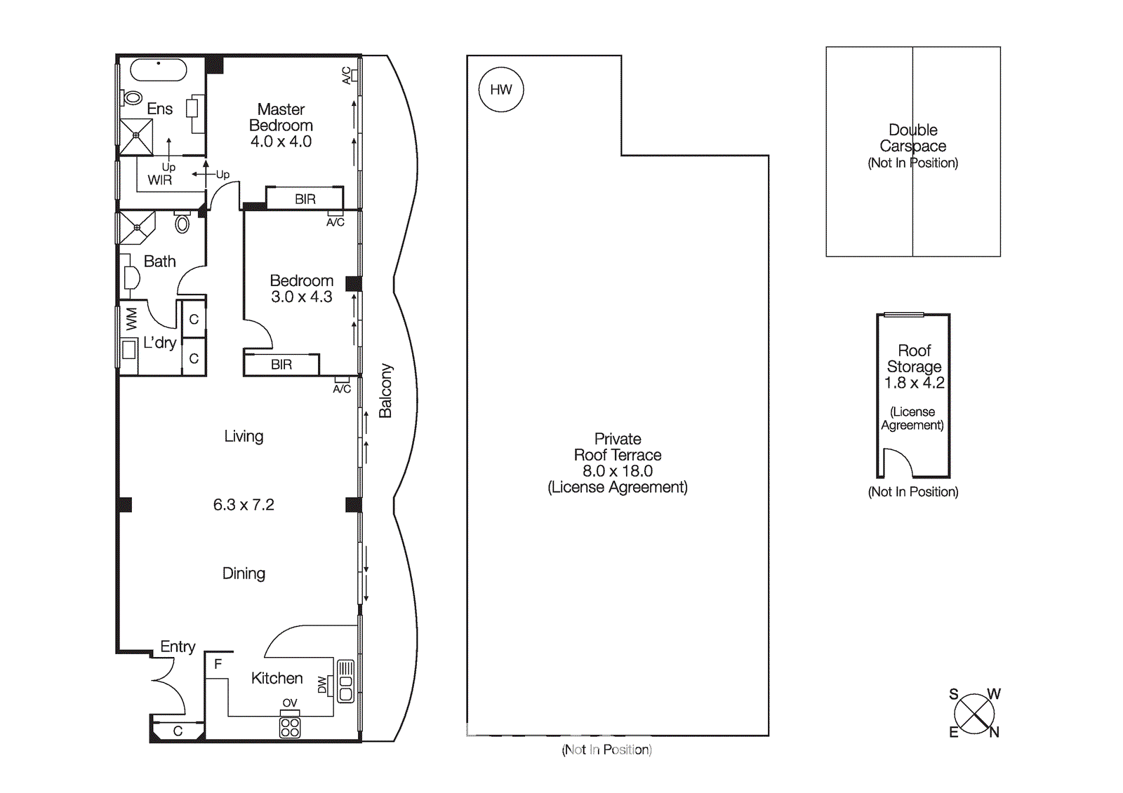 1401/81 Queens Road, Melbourne VIC 3004 - Floorplan