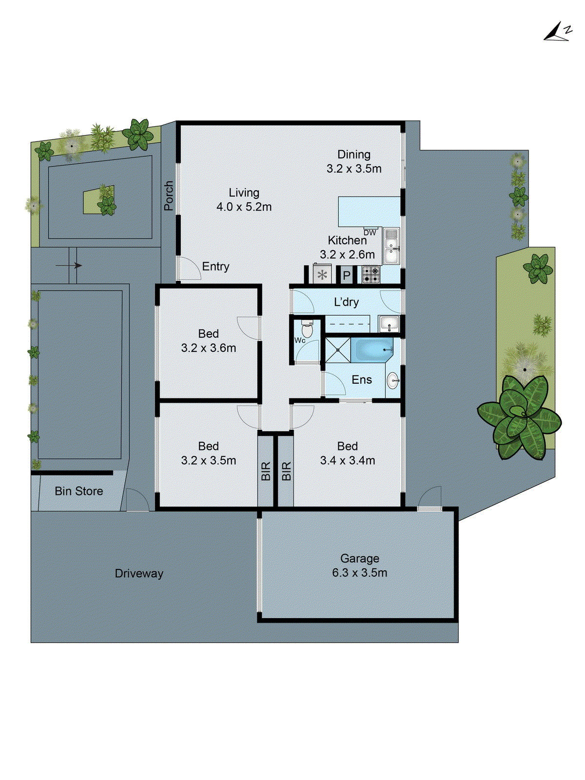 1/402 Myers Street, East Geelong VIC 3219 - Floorplan