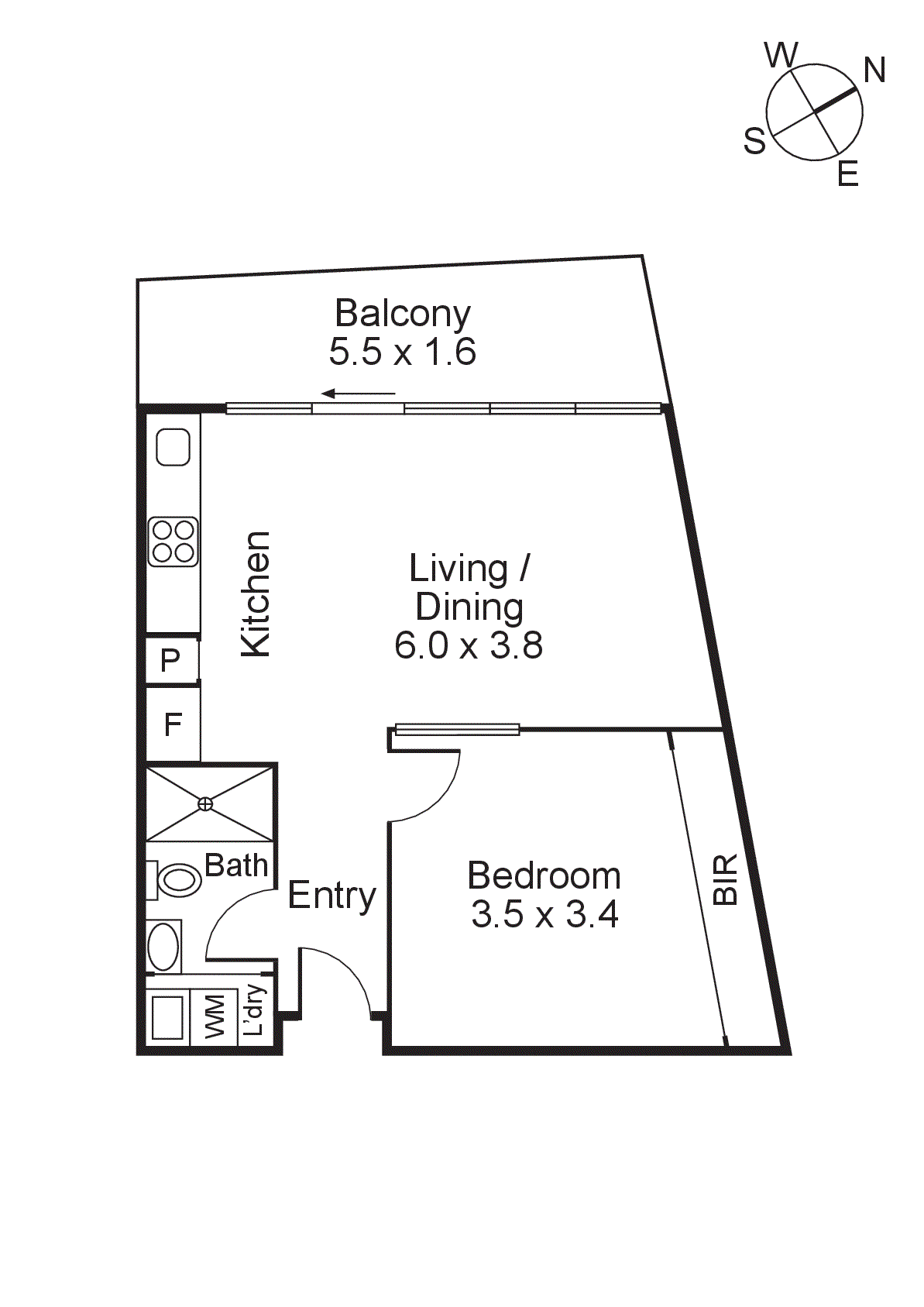 1403/661 Chapel Street, South Yarra VIC 3141 - Floorplan