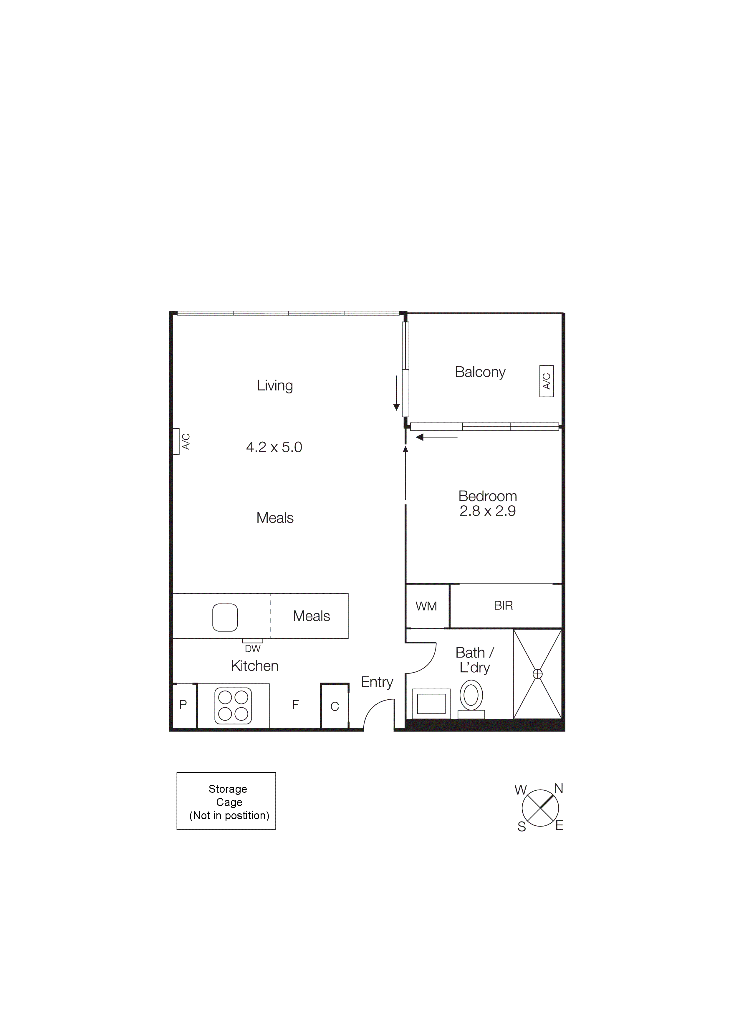 1403/89 Gladstone Street, South Melbourne VIC 3205 - Floorplan