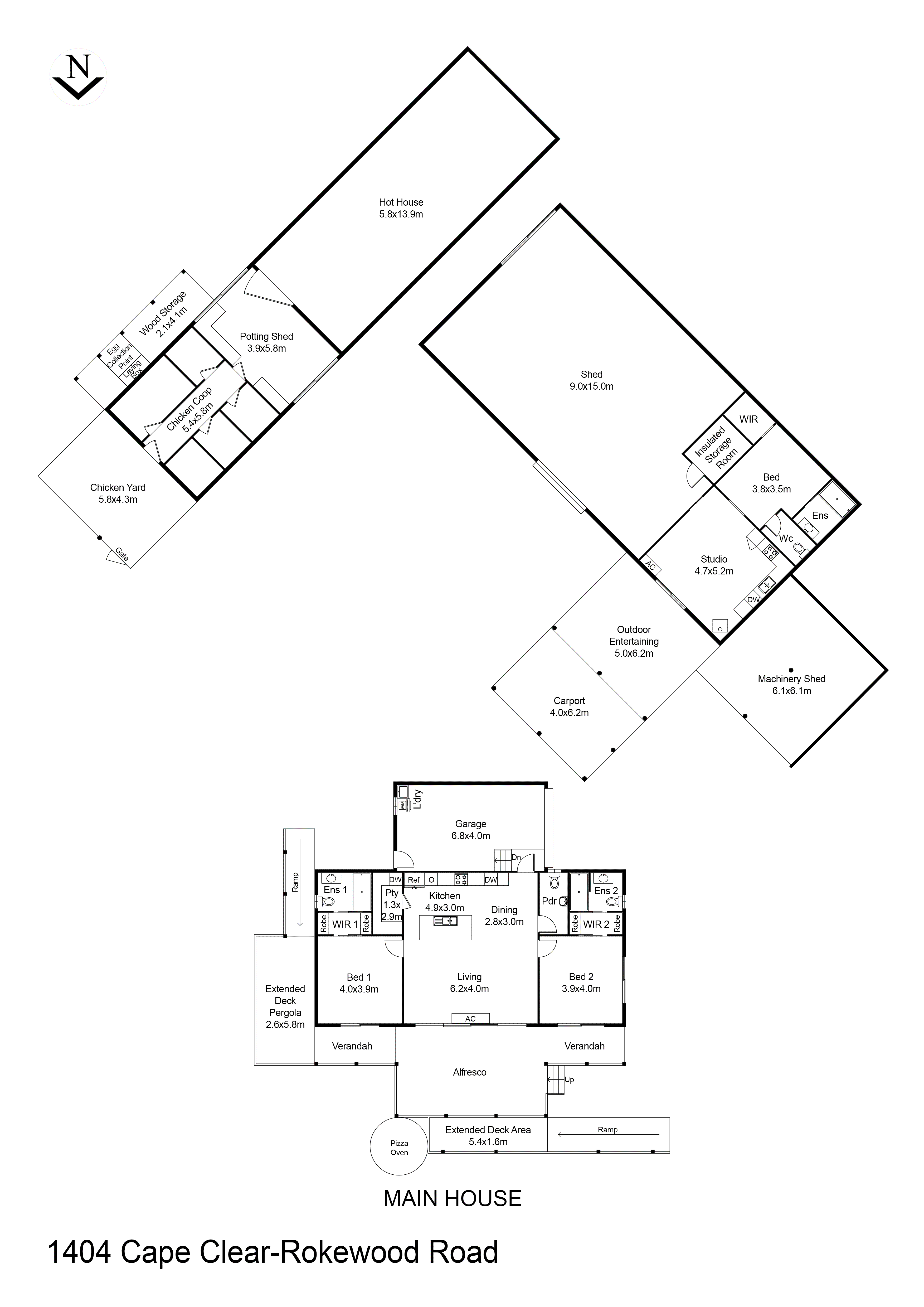 1404 Cape Clear Rokewood Road, Cape Clear VIC 3351 - Floorplan