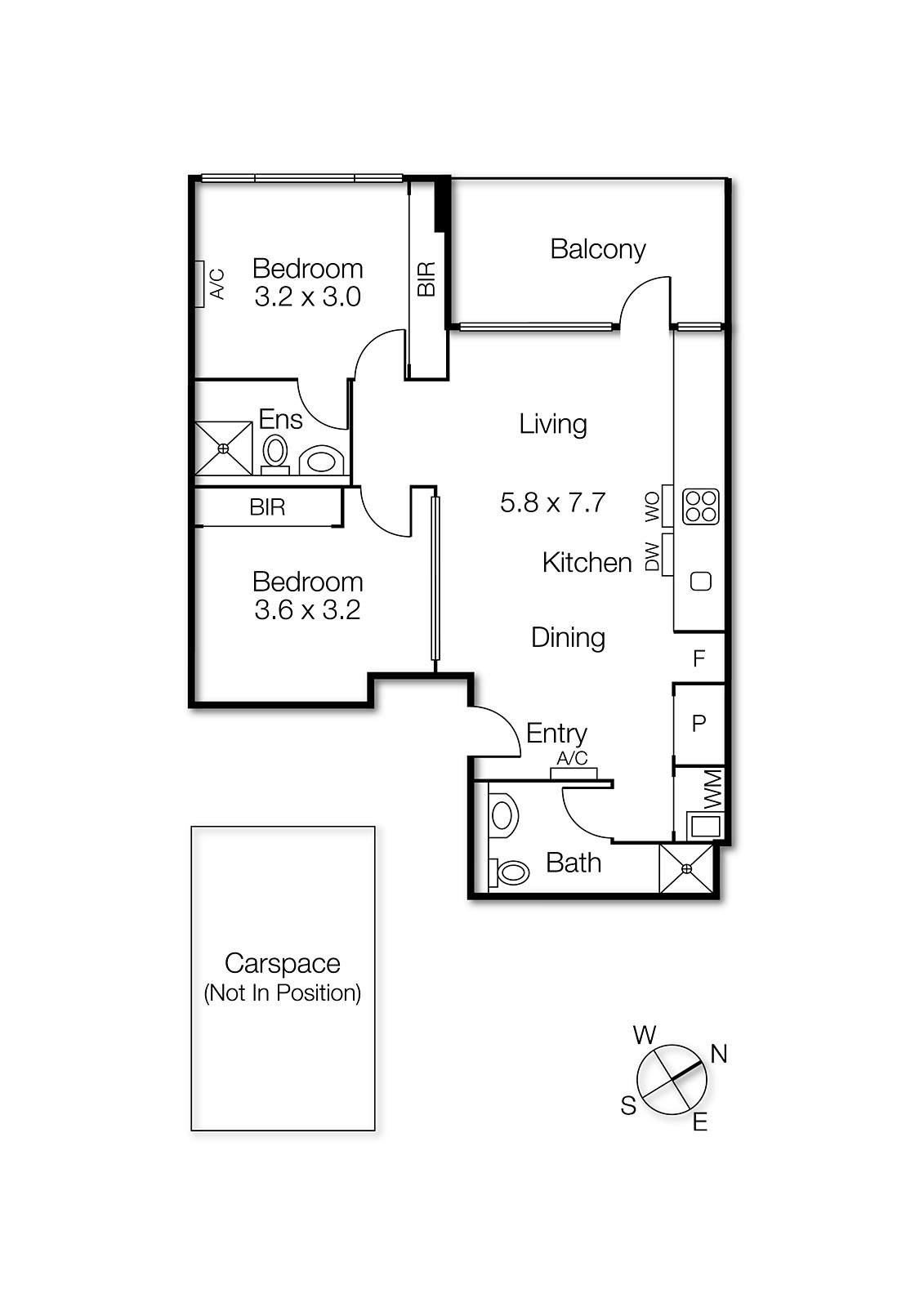 1405/12 Claremont Street, South Yarra VIC 3141 - Floorplan