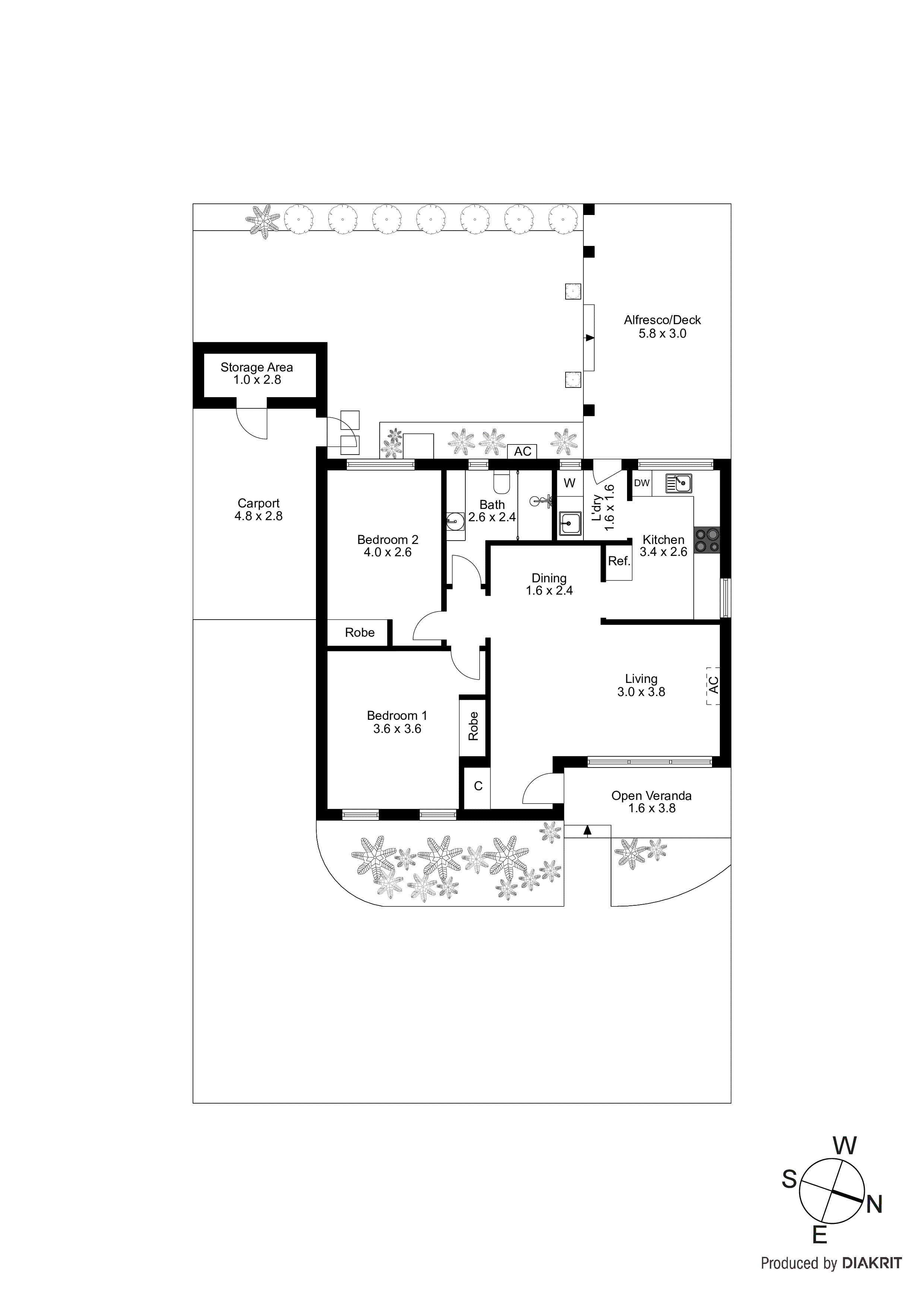 1/40a Broadway, Bonbeach VIC 3196 - Floorplan