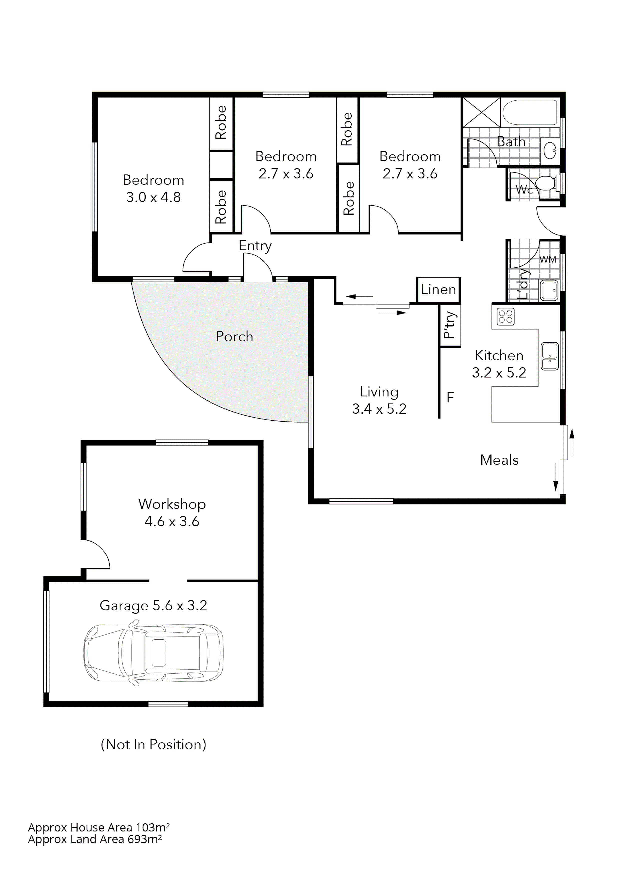 141 Grant Street, Sebastopol VIC 3356 - Floorplan