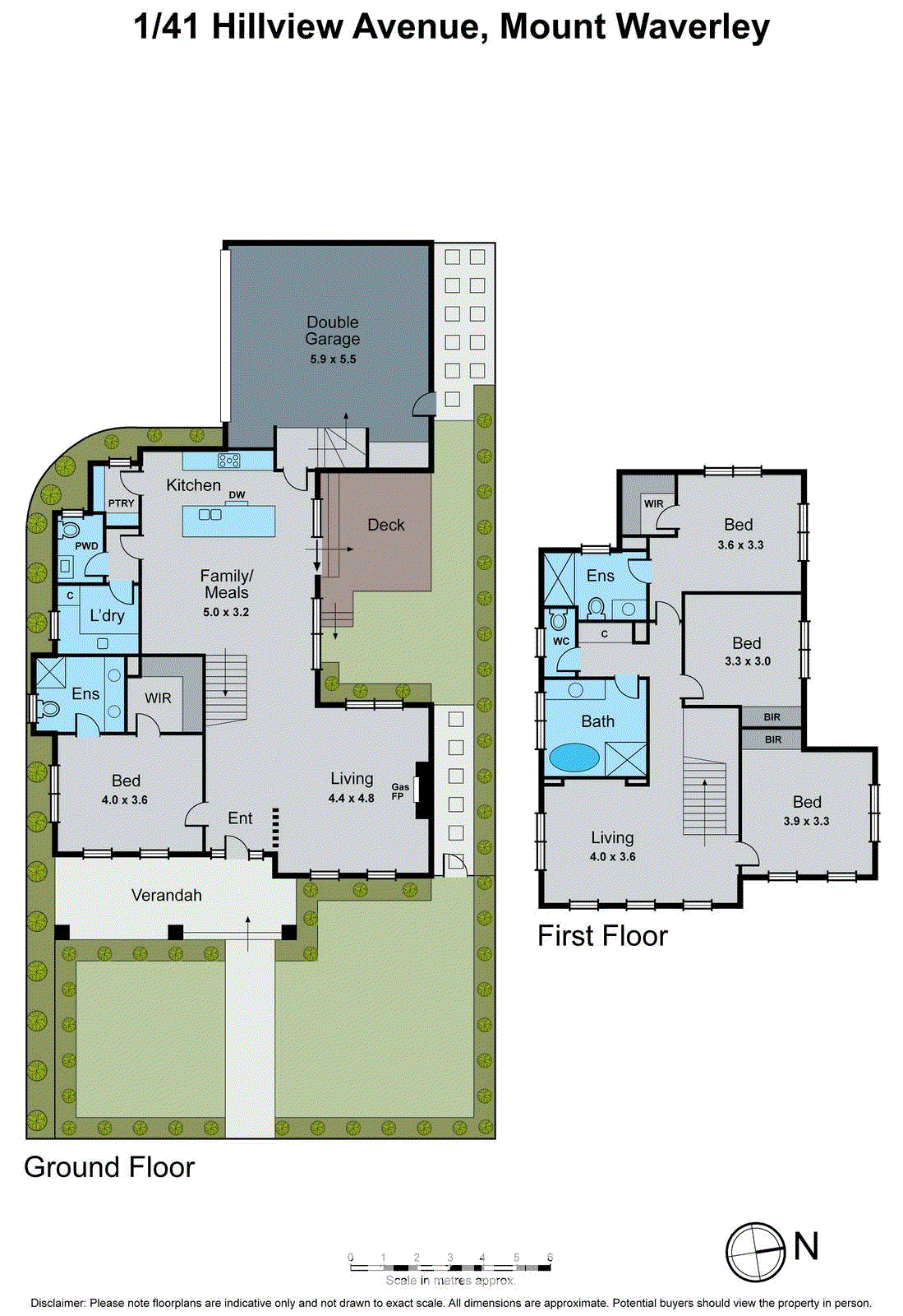 1/41 Hillview Avenue, Mount Waverley VIC 3149 - Floorplan