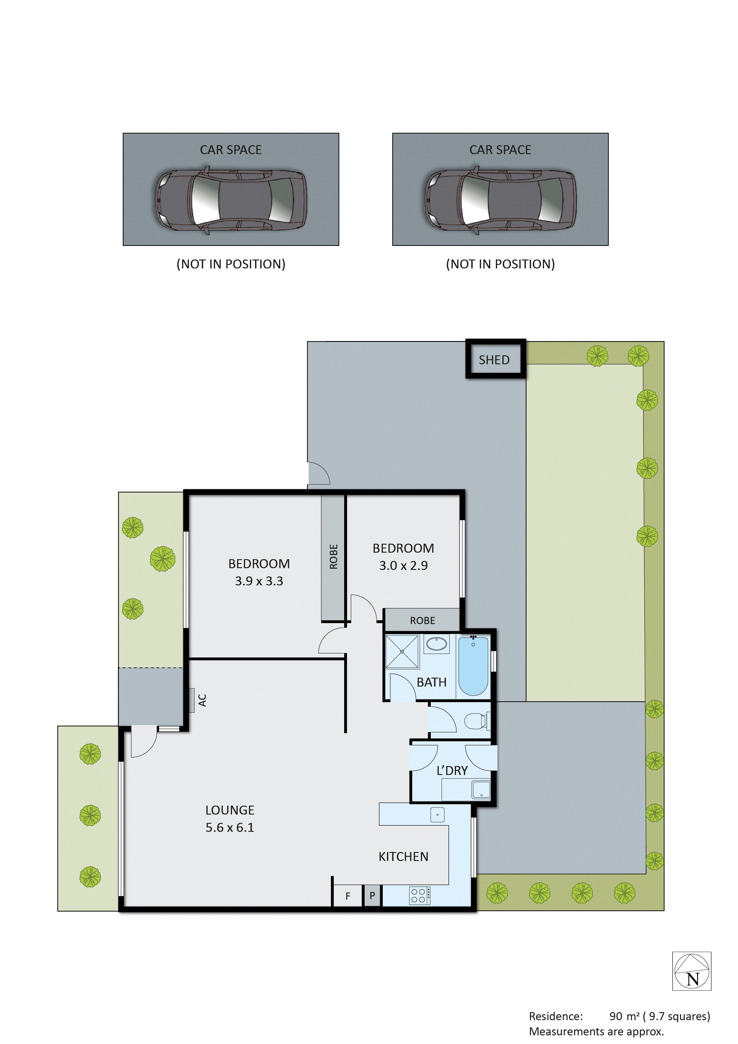 14/1 McIntosh Court, Aspendale Gardens VIC 3195 - Floorplan