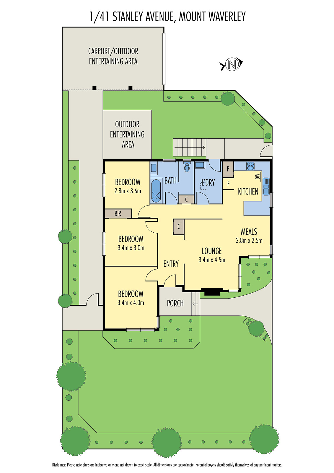 1/41 Stanley Avenue, Mount Waverley VIC 3149 - Floorplan