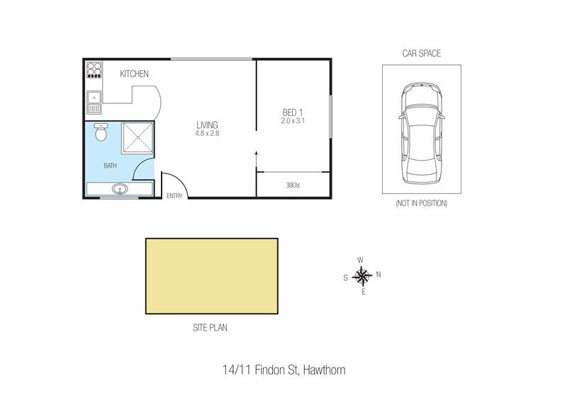 14/11 Findon Street, HAWTHORN VIC 3122 - Floorplan