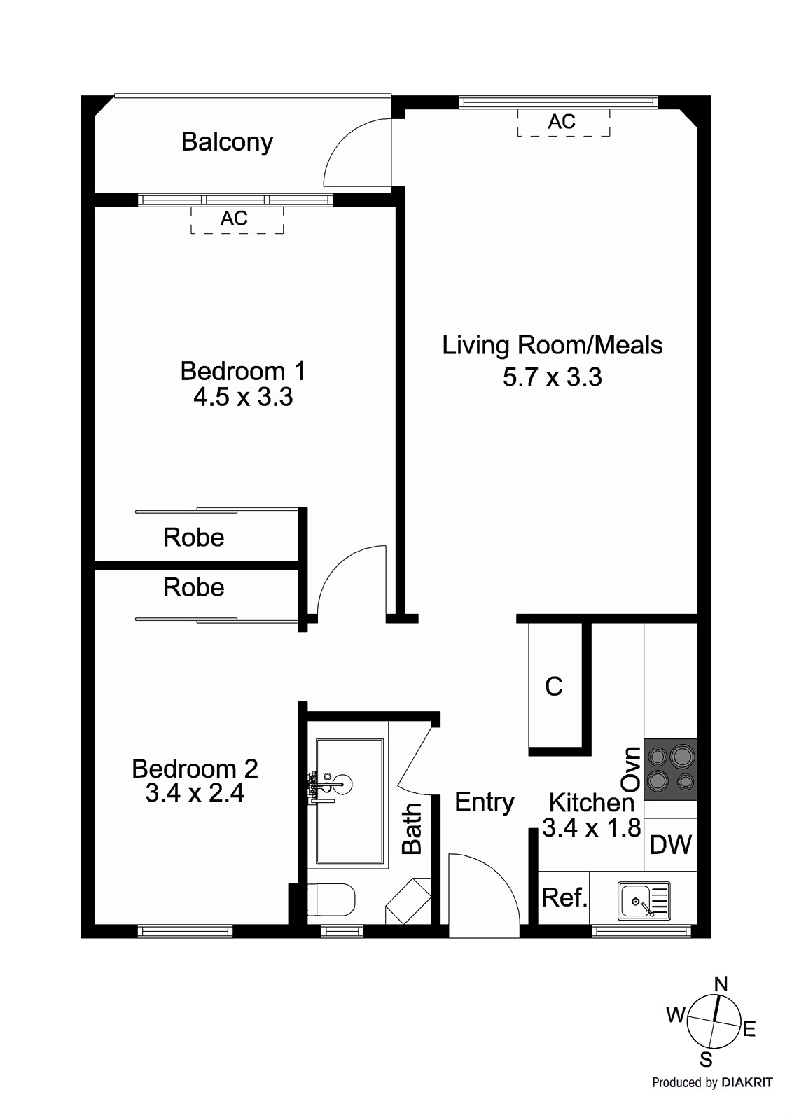 14/15 Hotham Street, St Kilda East VIC 3183 - Floorplan