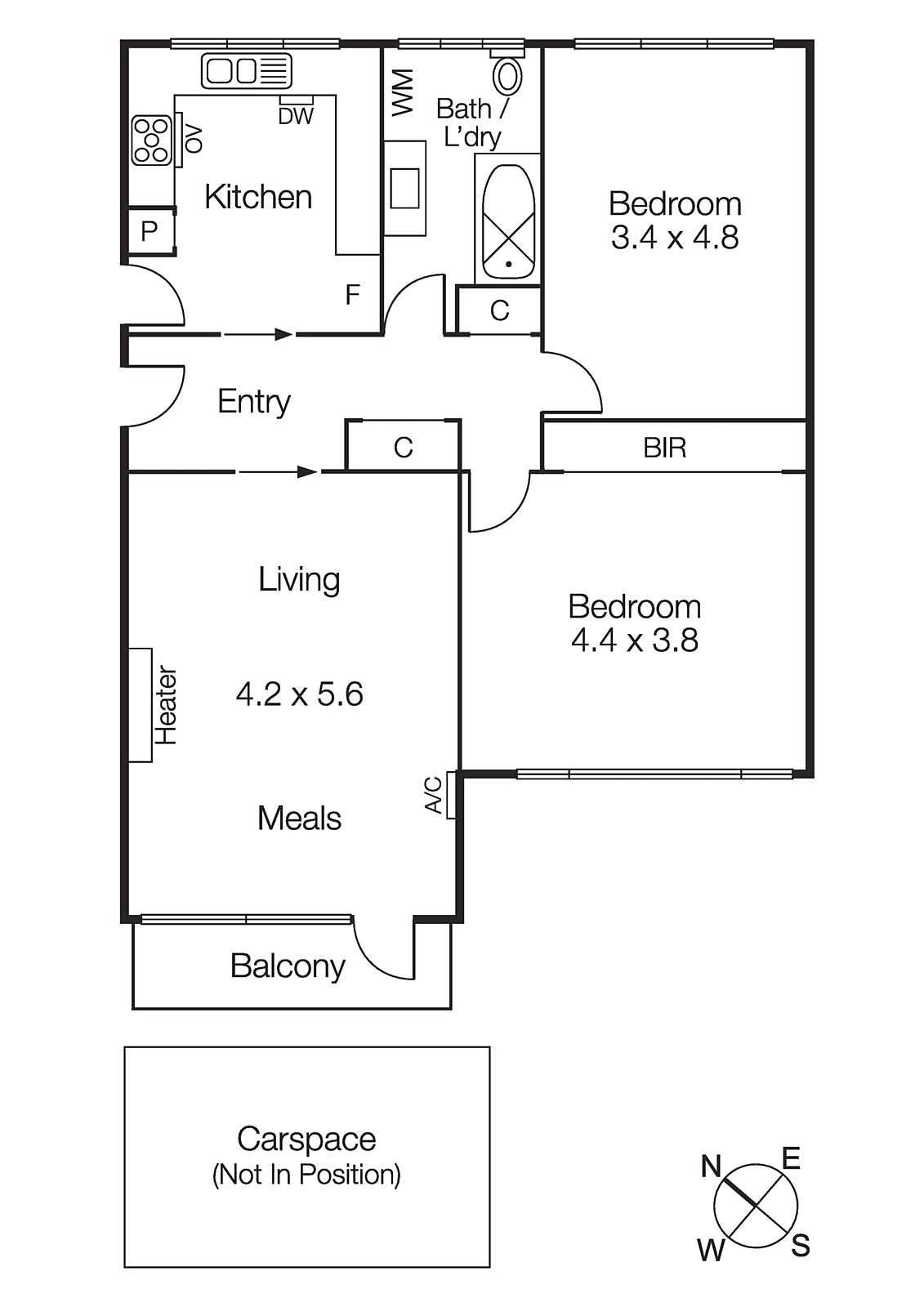 14/19 Milton Street, Elwood VIC 3184 - Floorplan