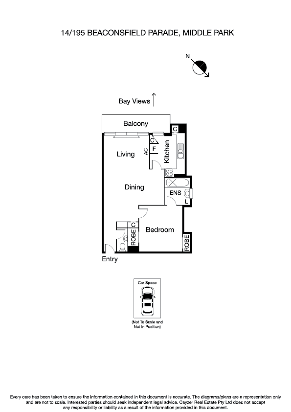 14/195 Beaconsfield Parade, MIDDLE PARK VIC 3206 - Floorplan