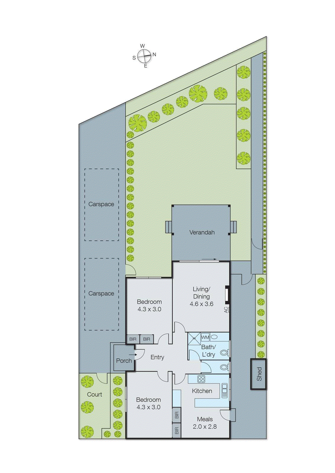 1/42 Chapel Road, Moorabbin VIC 3189 - Floorplan