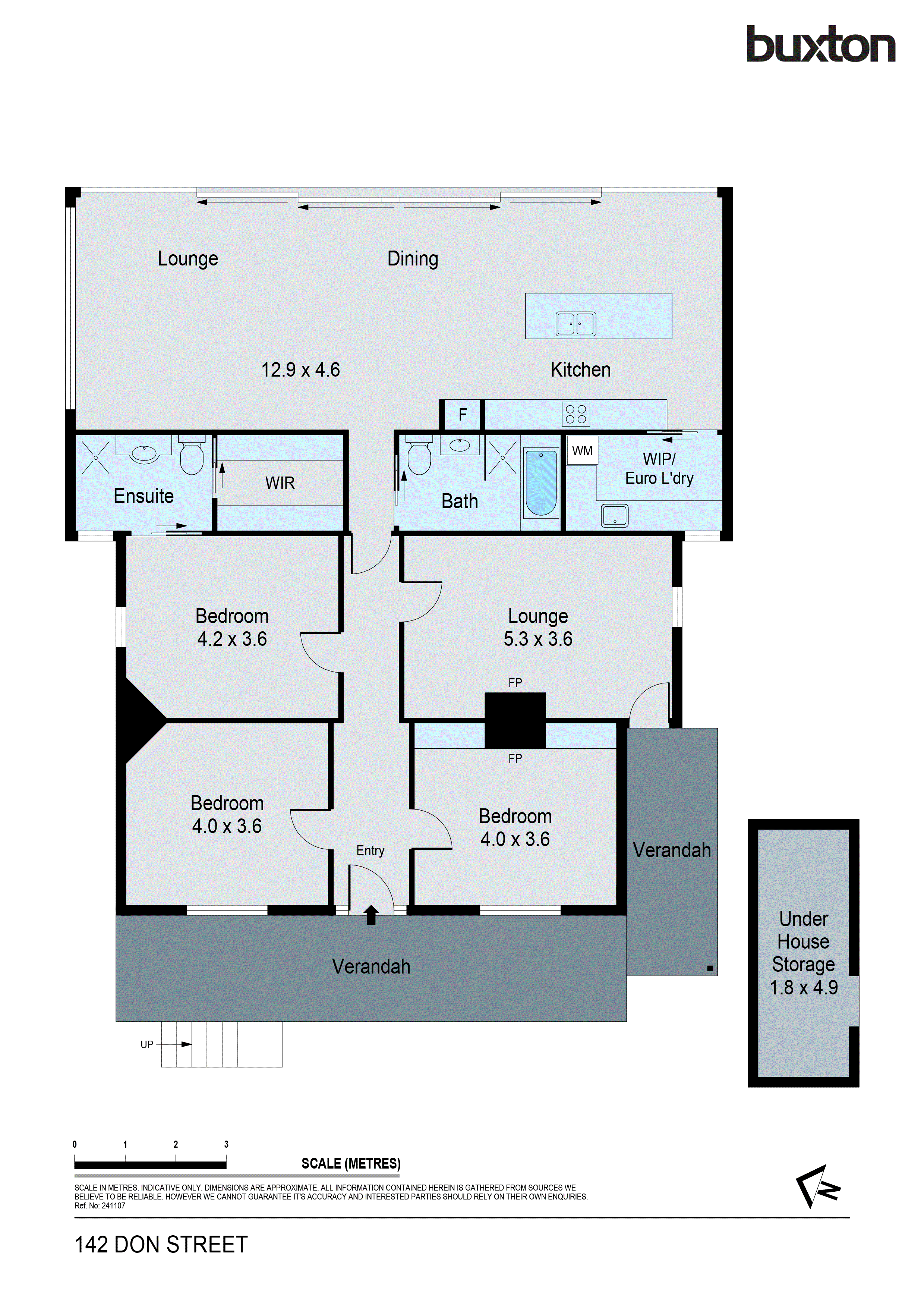 142 Don Street, Bendigo VIC 3550 - Floorplan