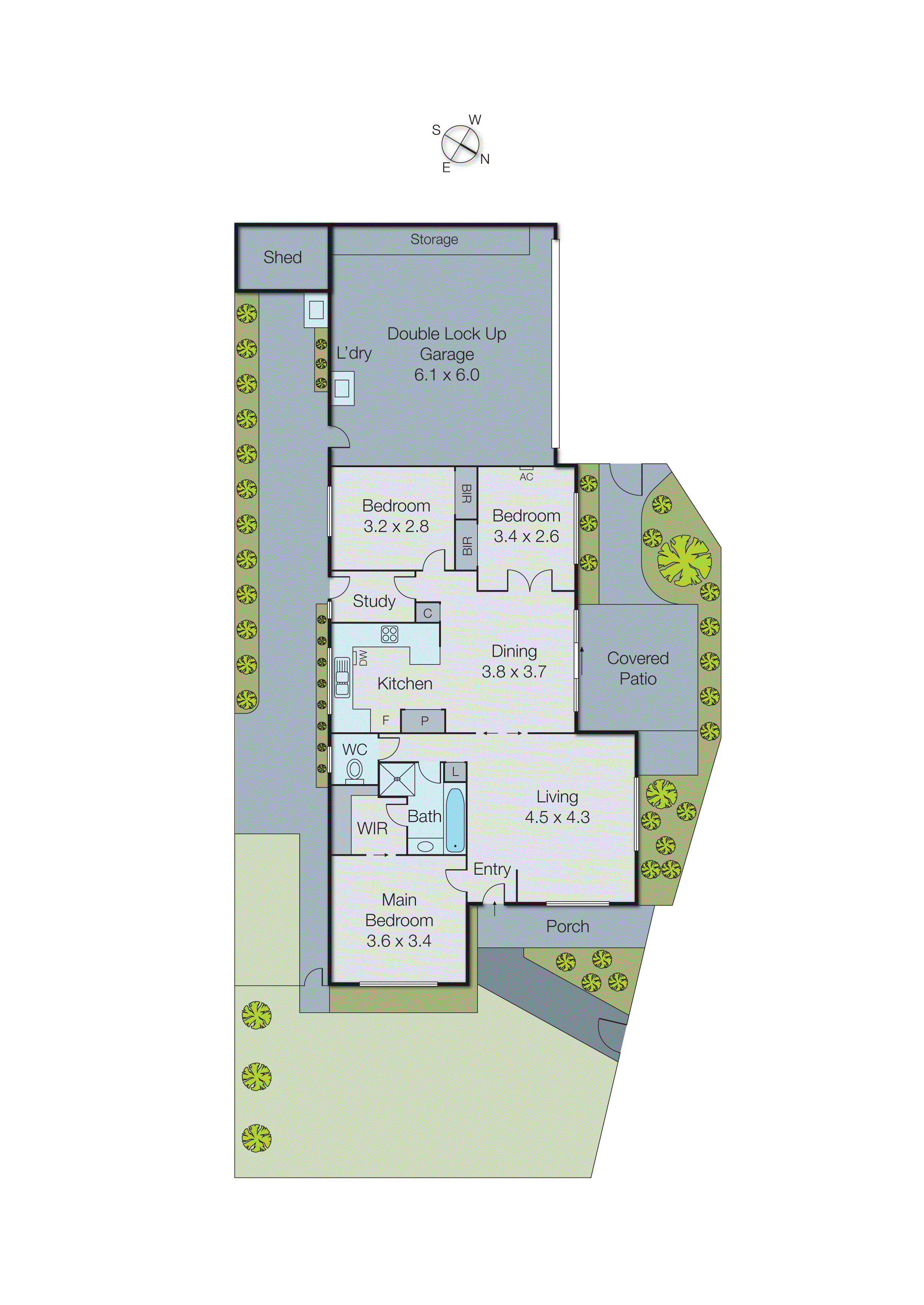 1/42 Laura Street, Aspendale VIC 3195 - Floorplan